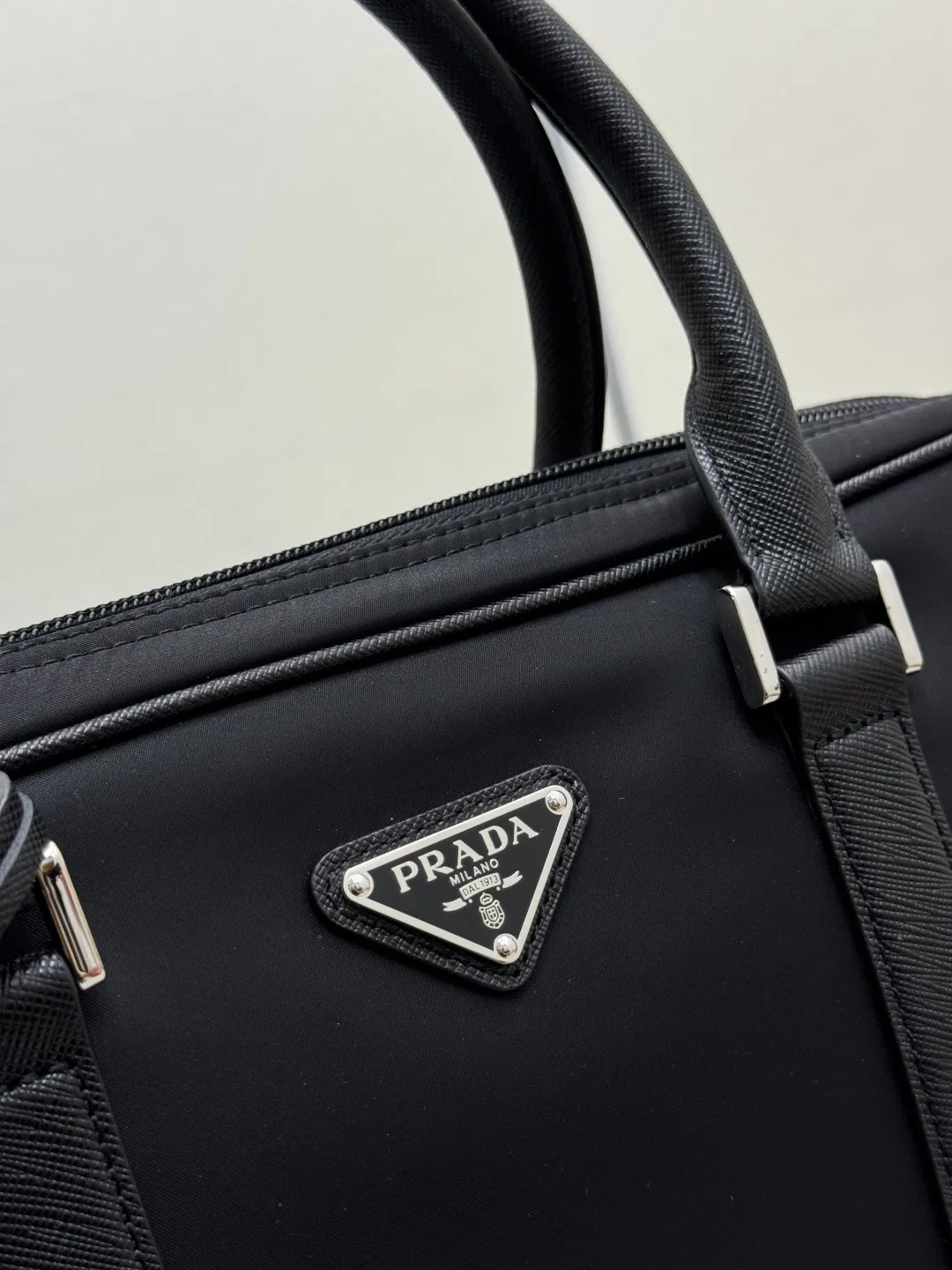 Saffiano Leather & Nylon Briefcase D68017748 — view 7