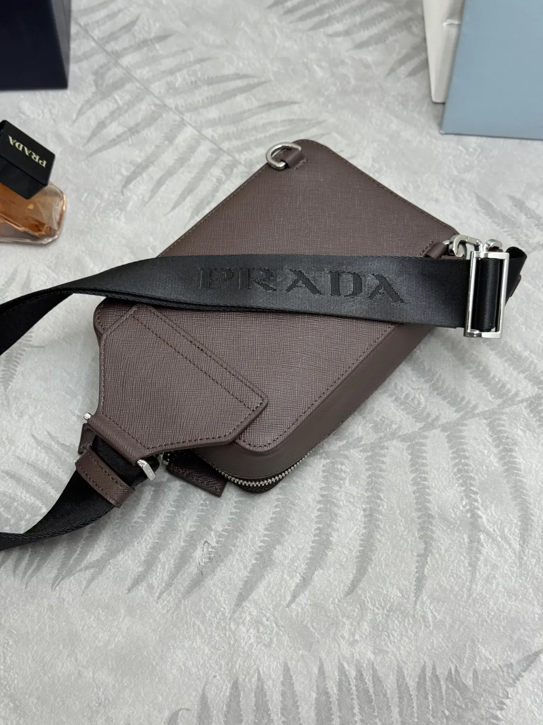 Saffiano Leather Chest Bag D68017739 — view 6
