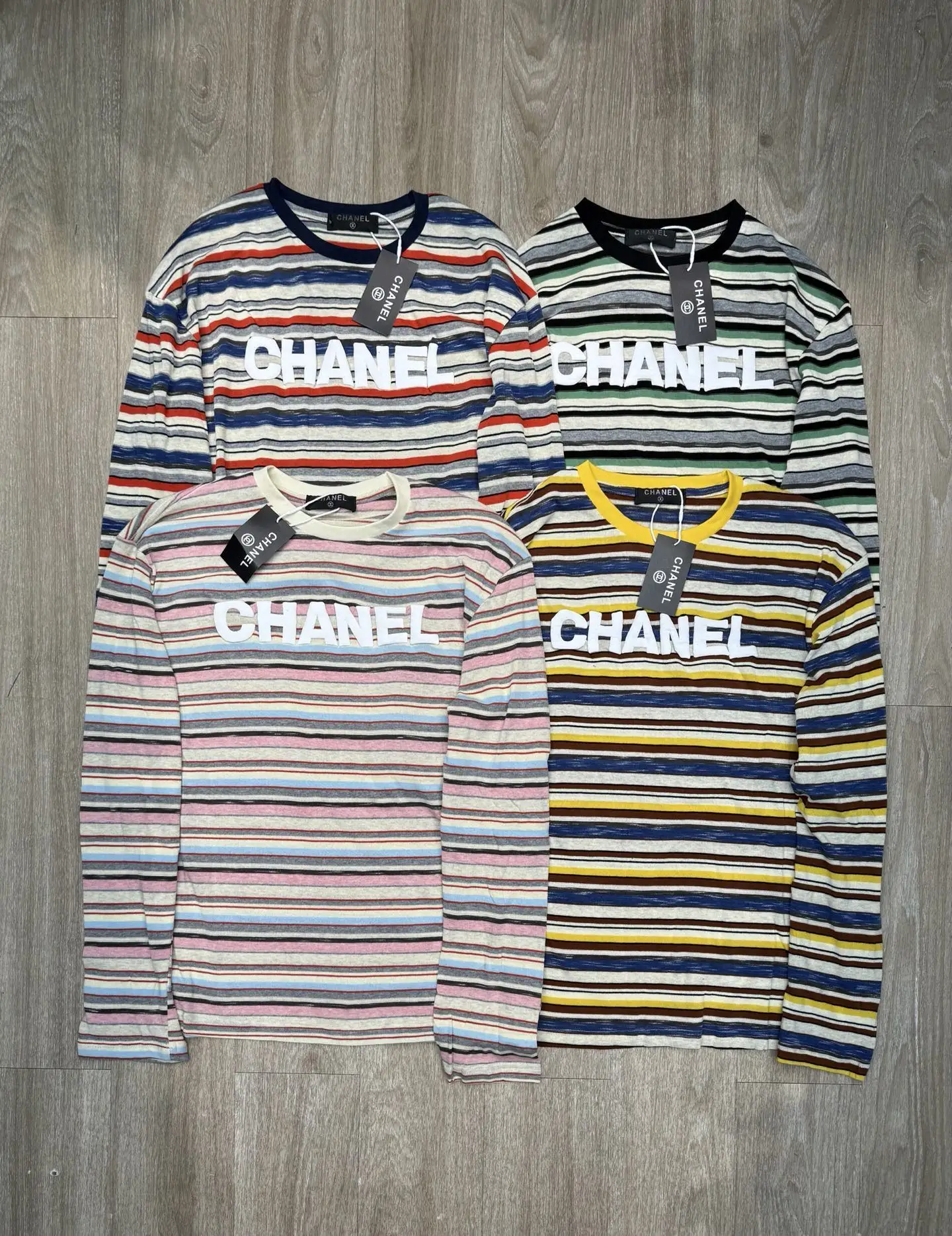 Logo Striped Long-Sleeve T-Shirt D6915687