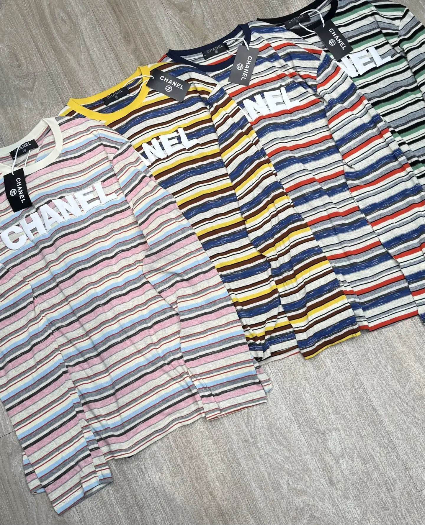 Logo Striped Long-Sleeve T-Shirt D6915687 — view 3