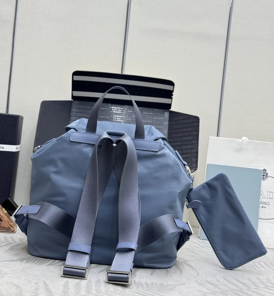 Nylon & Saffiano Leather Backpack D76017746 — view 2