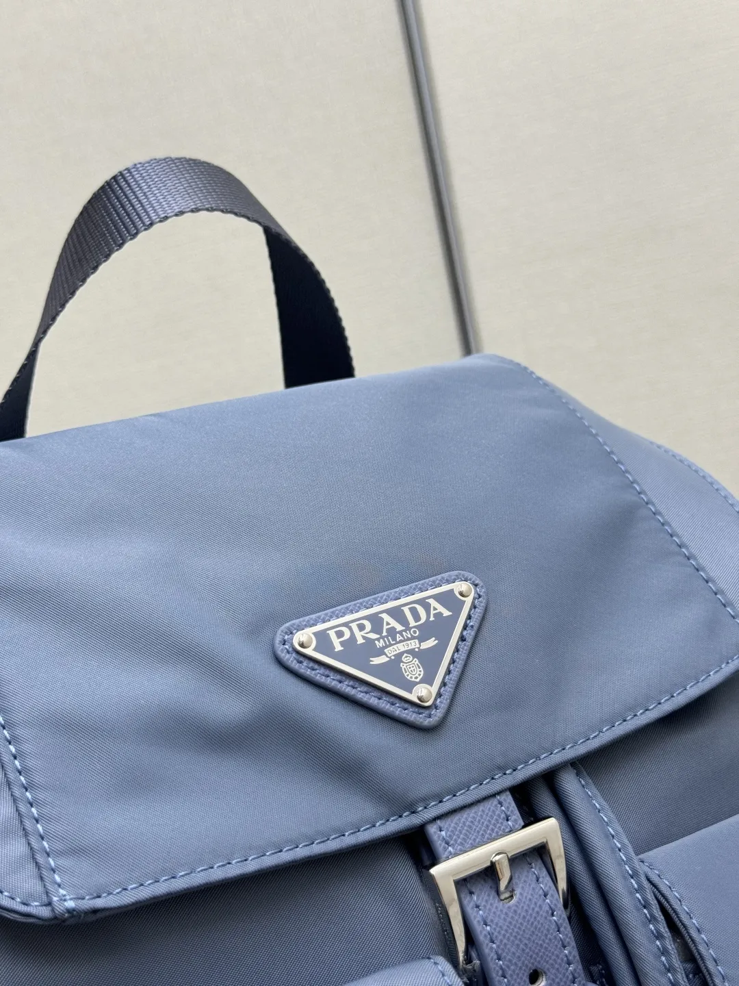 Nylon & Saffiano Leather Backpack D76017746 — view 7
