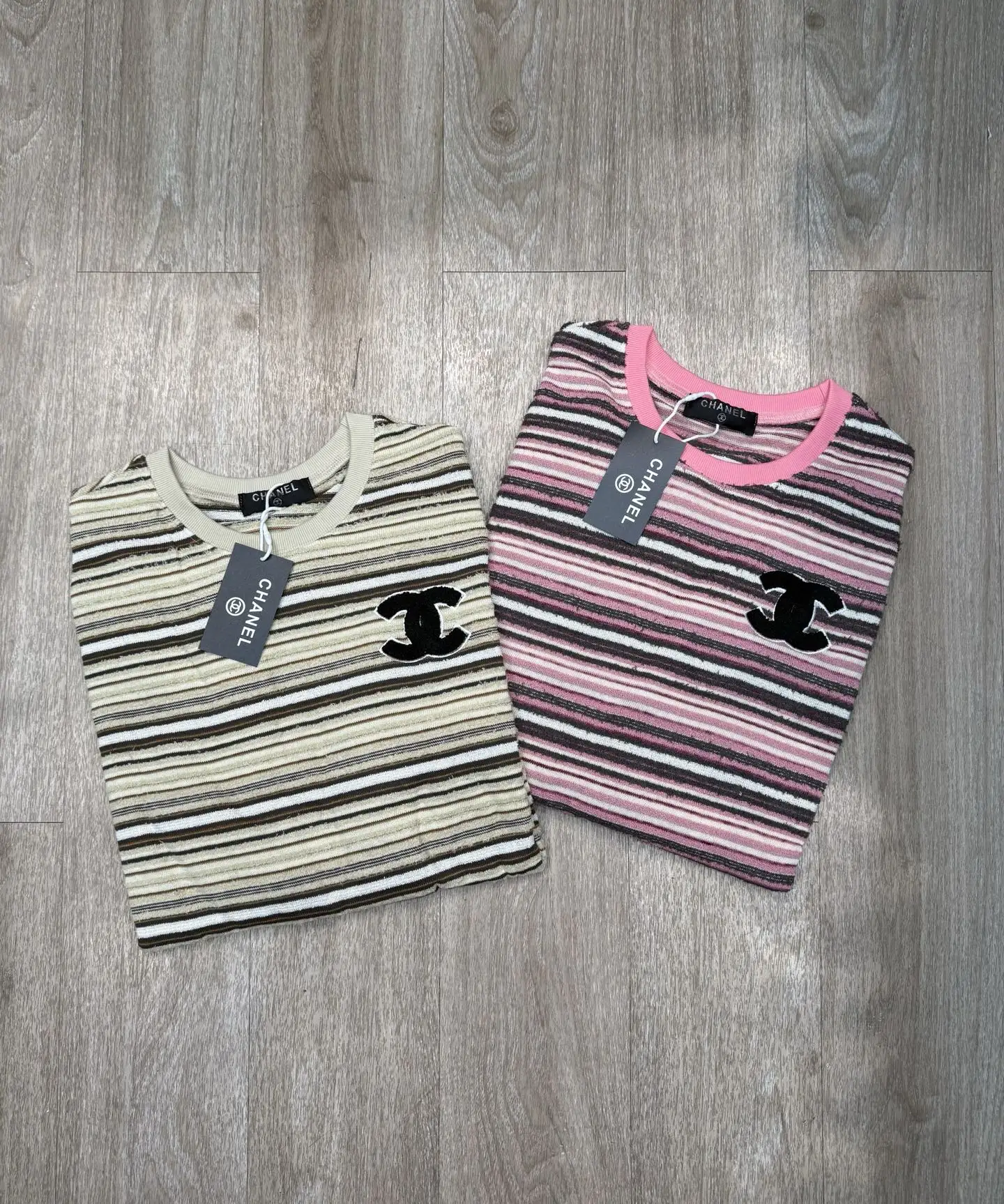 Striped Terry-Knit Long-Sleeve Top D8515667 — view 2