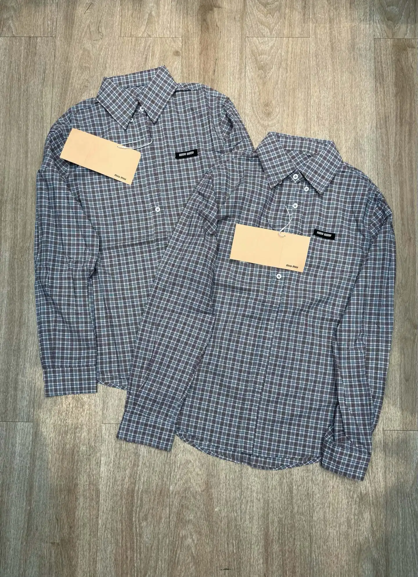 Logo-Patch Plaid Cotton Shirt D8515685