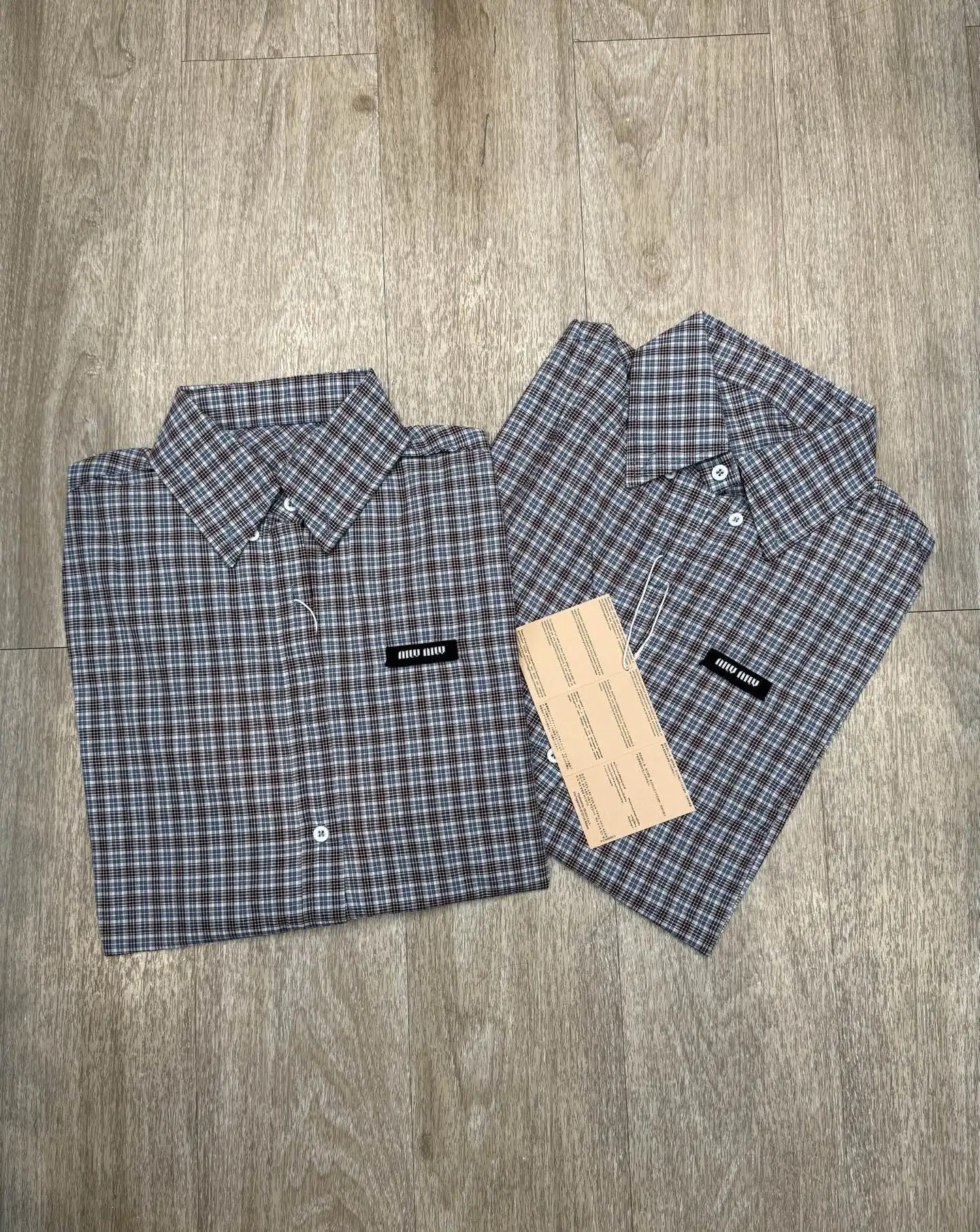 Logo-Patch Plaid Cotton Shirt D8515685 — view 2