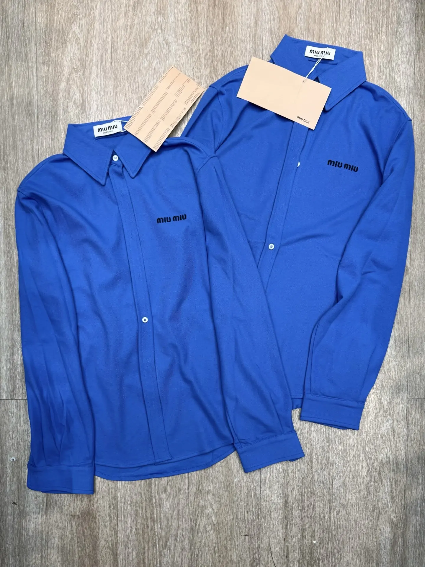 Logo-Embroidered Long-Sleeve Cotton Shirt D8515670