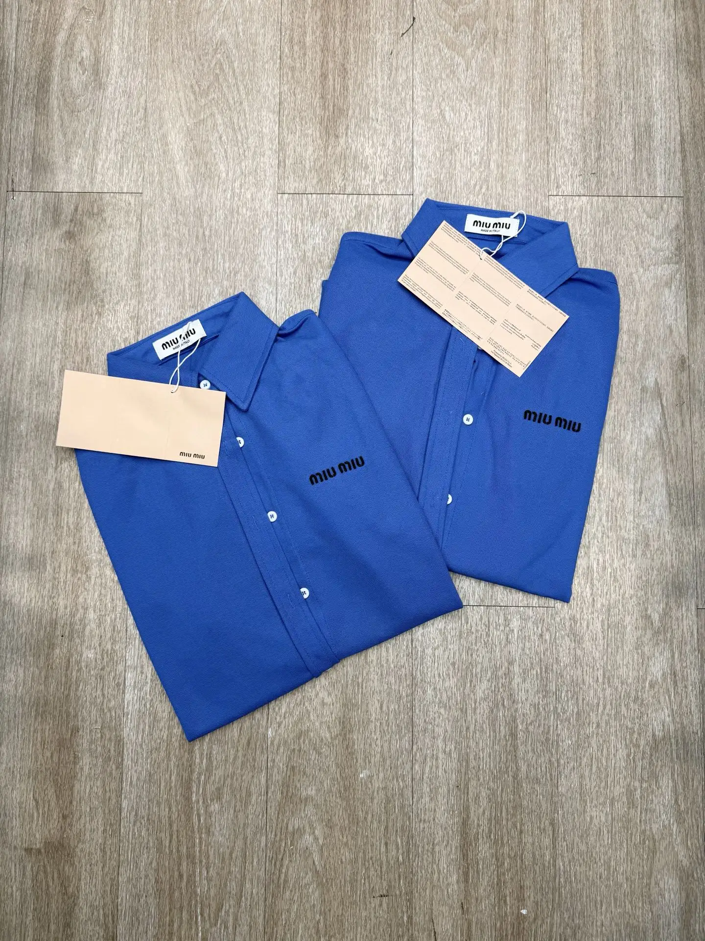 Logo-Embroidered Long-Sleeve Cotton Shirt D8515670 — view 2