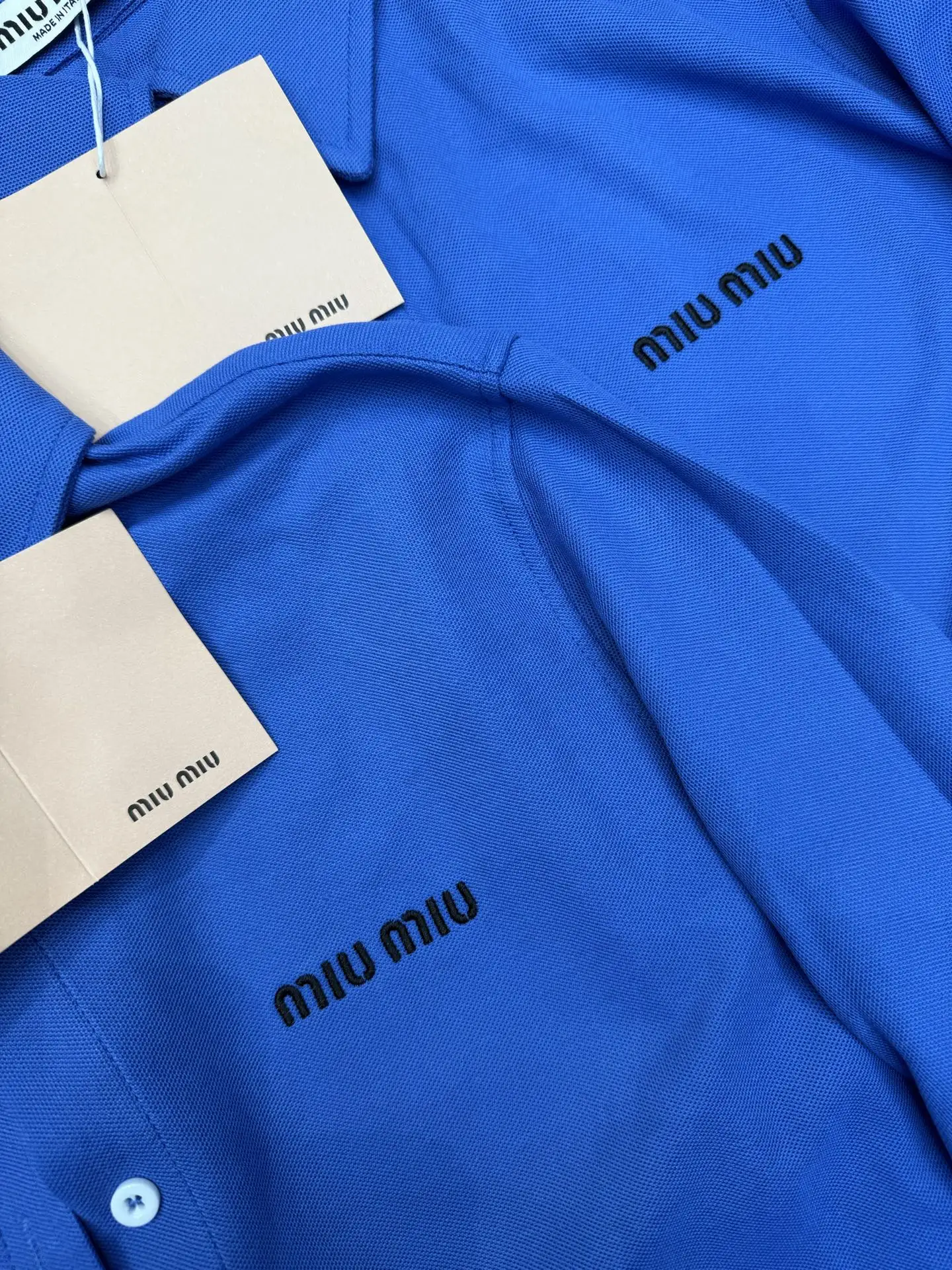 Logo-Embroidered Long-Sleeve Cotton Shirt D8515670 — view 3