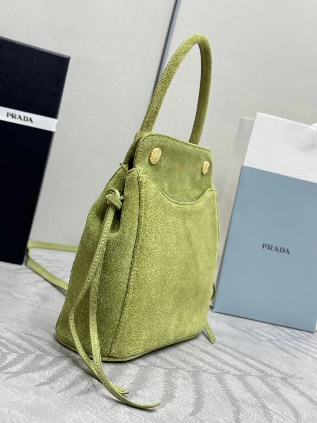 Suede Top-Handle Crossbody Bag D85017749 — view 17