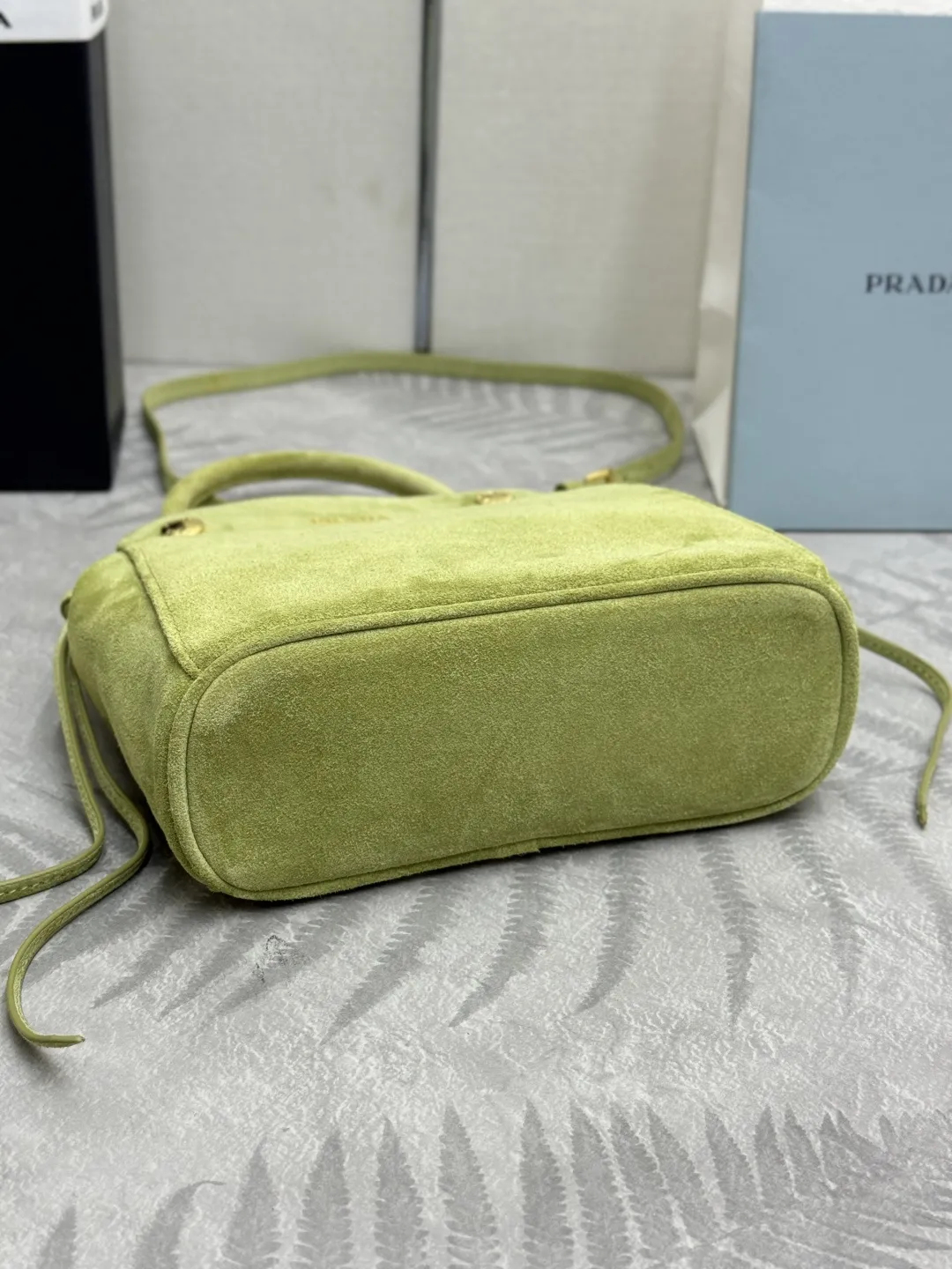 Suede Top-Handle Crossbody Bag D85017749 — view 11