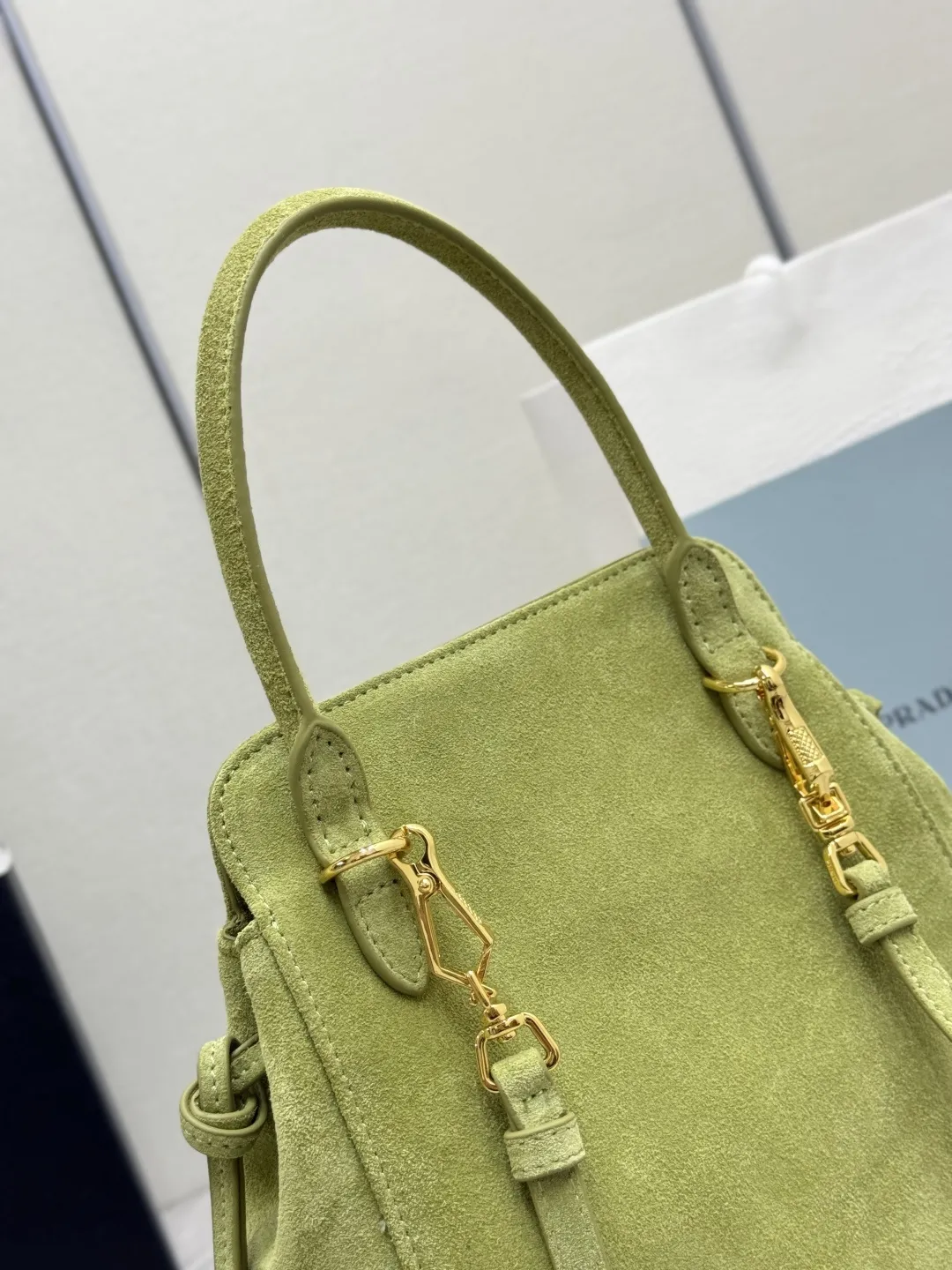 Suede Top-Handle Crossbody Bag D85017749 — view 13