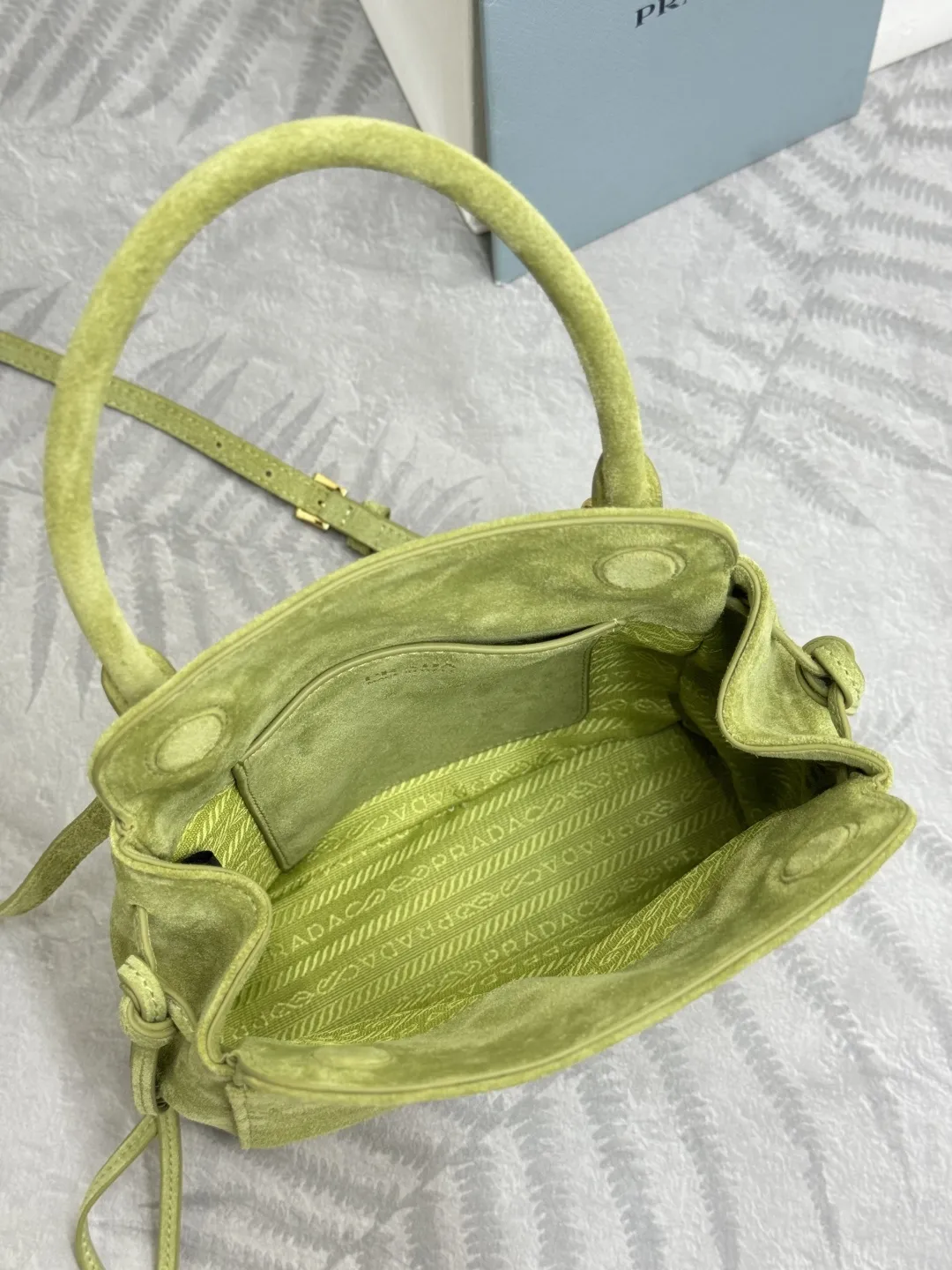 Suede Top-Handle Crossbody Bag D85017749 — view 18