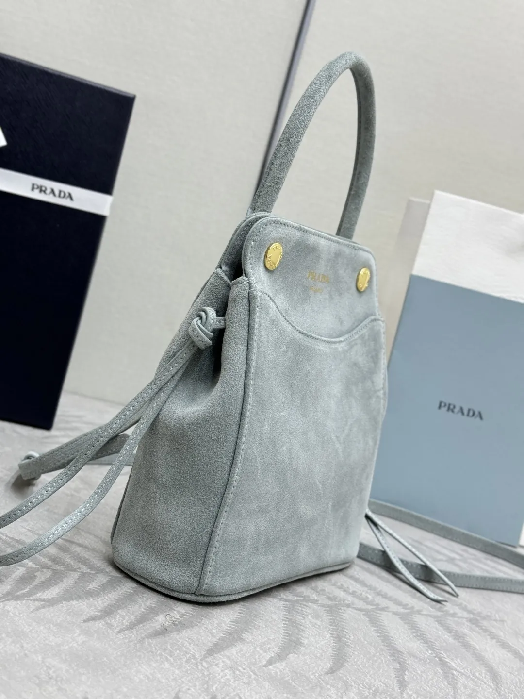 Suede Top-Handle Crossbody Bag D85017749 — view 22