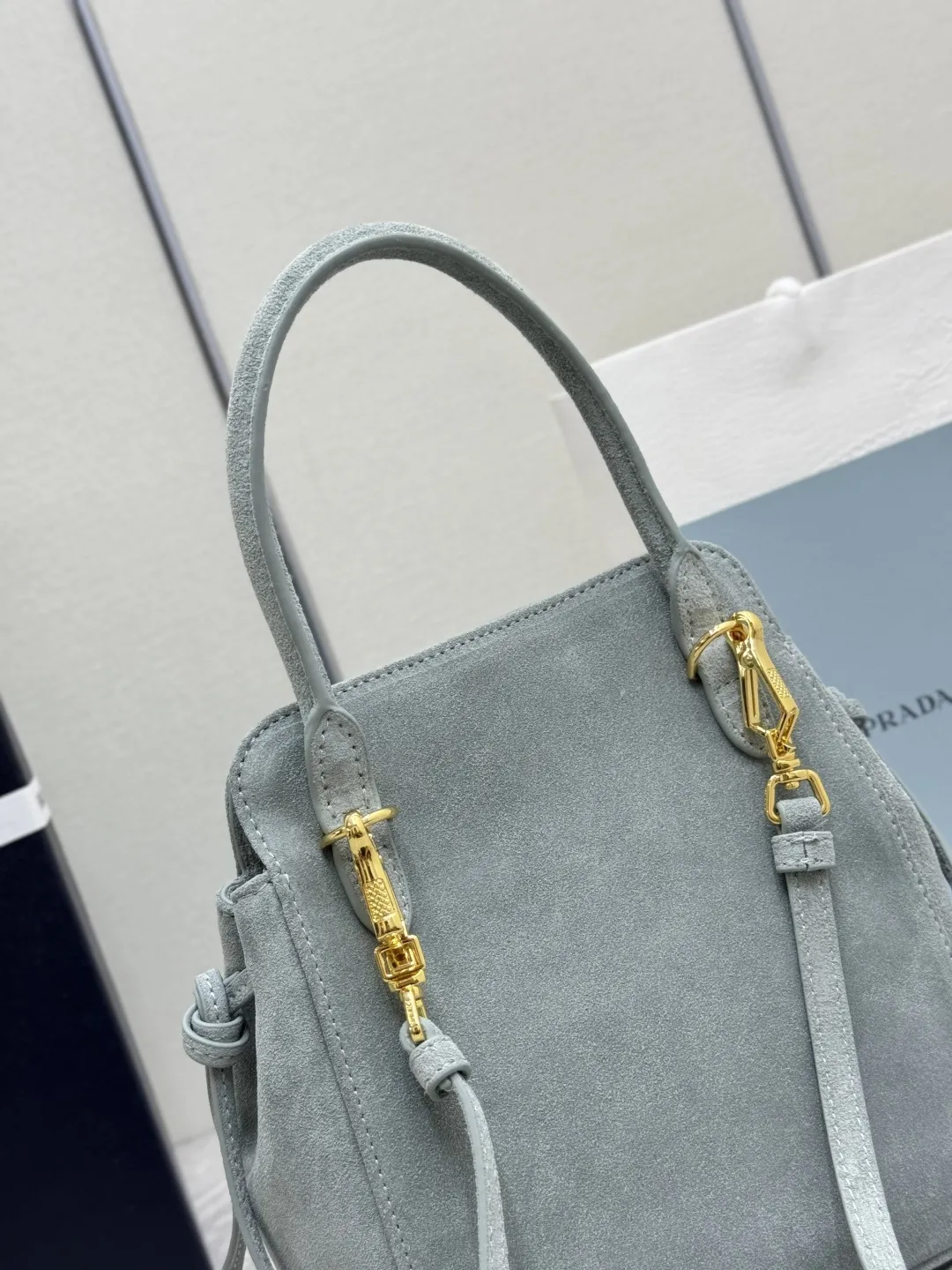 Suede Top-Handle Crossbody Bag D85017749 — view 24