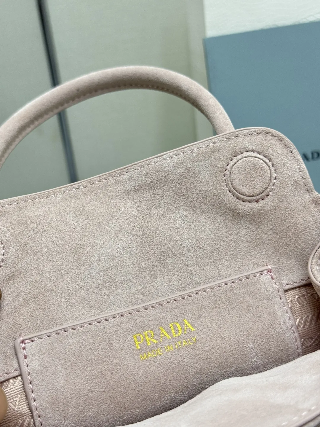 Suede Top-Handle Crossbody Bag D85017749 — view 9