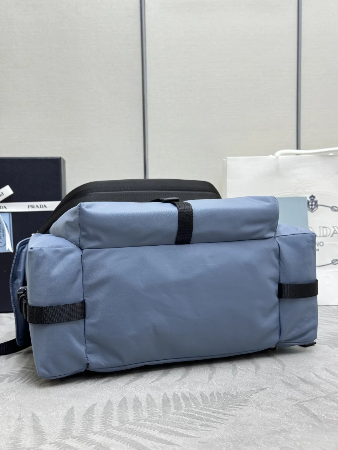 Re-Nylon and Leather Explore Backpack D88017744 — view 5