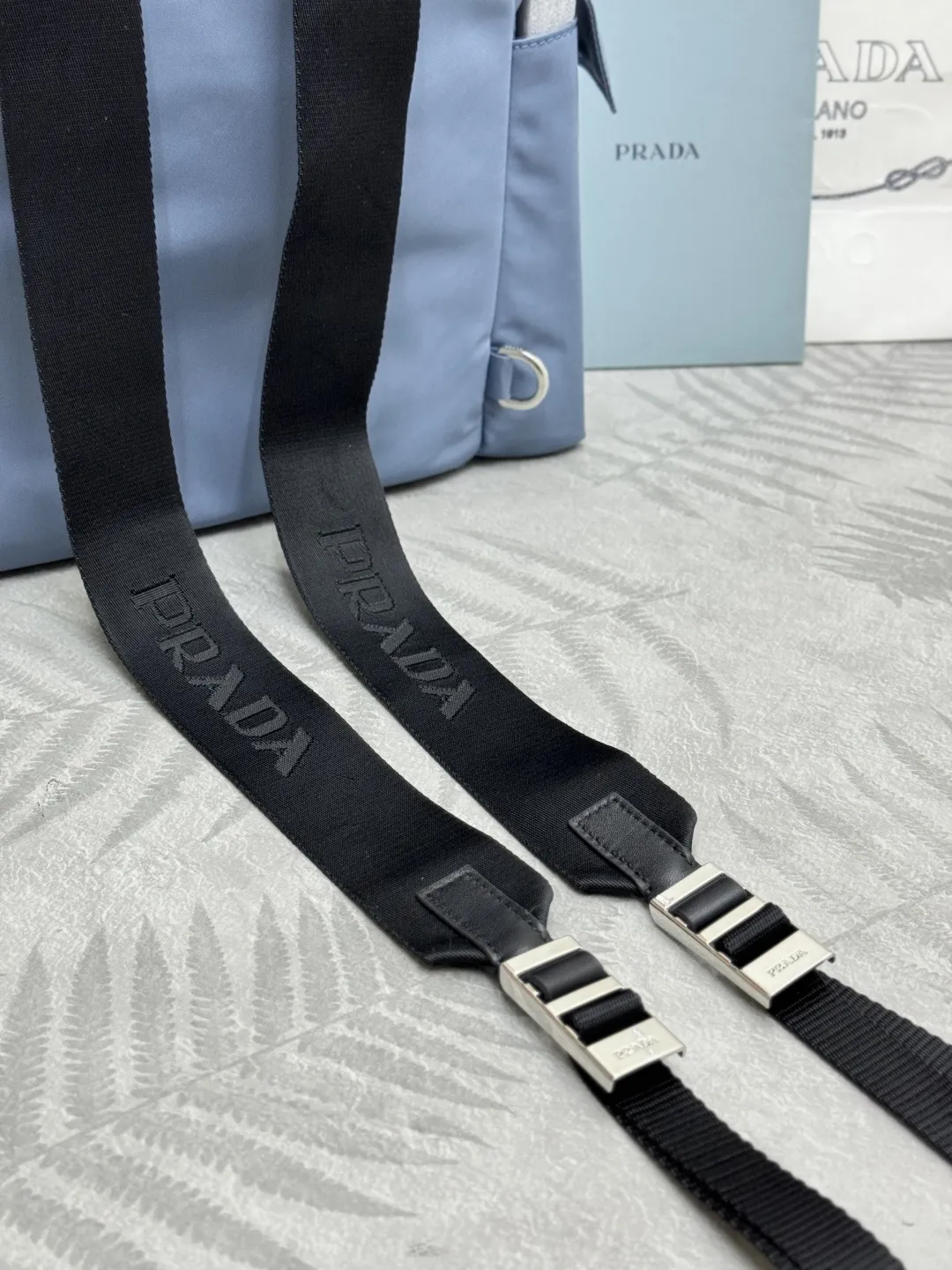Re-Nylon and Leather Explore Backpack D88017744 — view 6