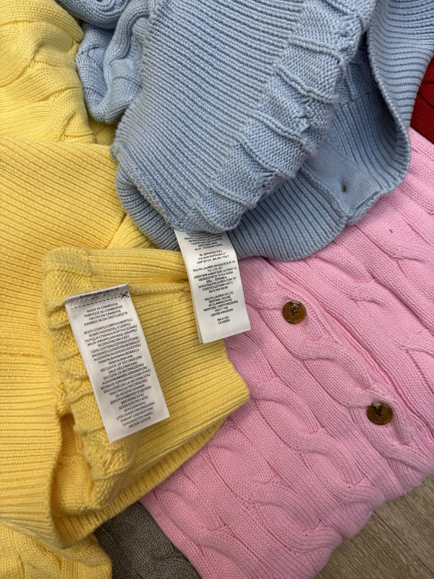 Cable-Knit Cotton Cardigan D9515669 — view 3