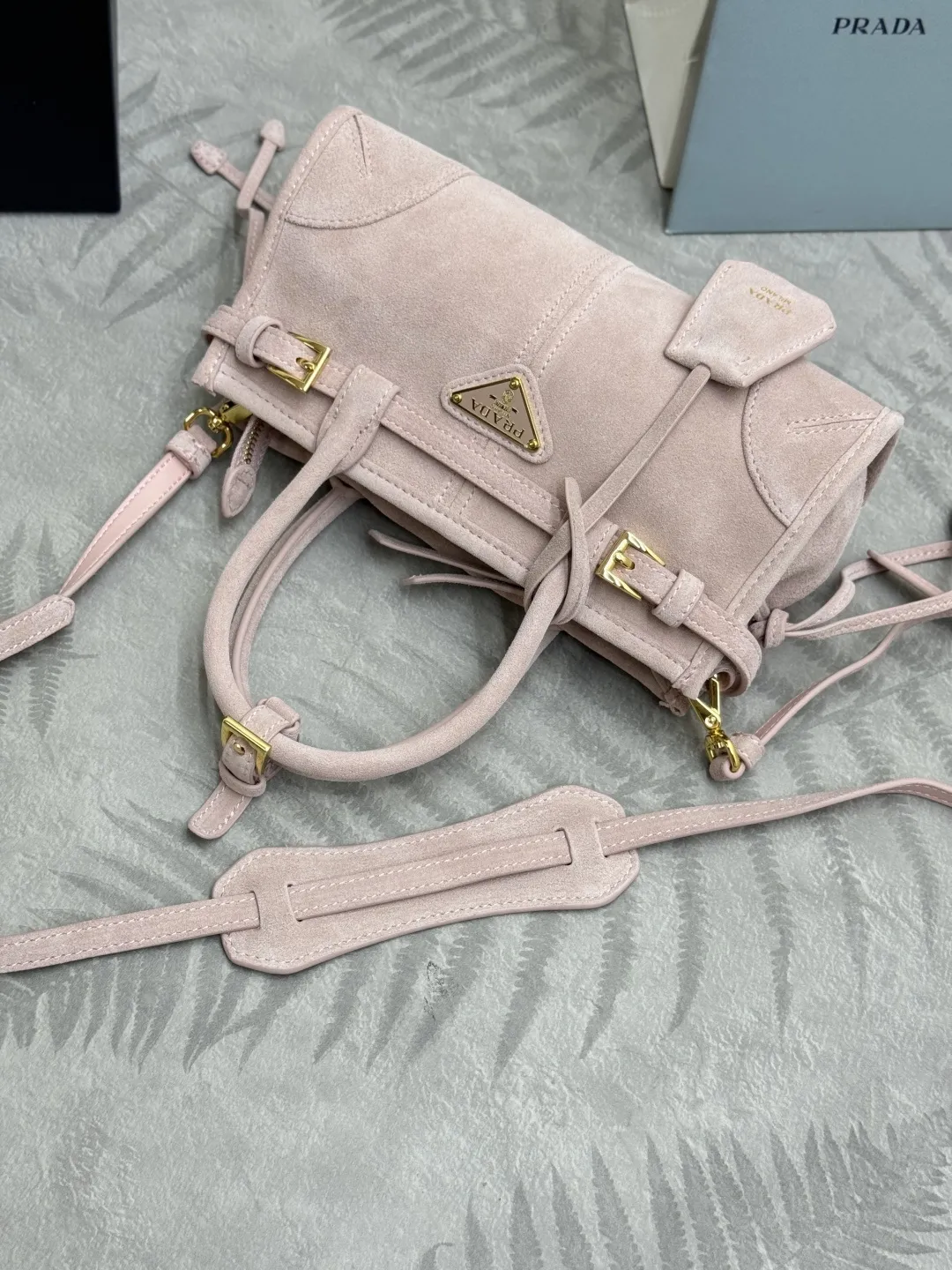 Softlux Suede Mini Top-Handle Bag D95017738 — view 14