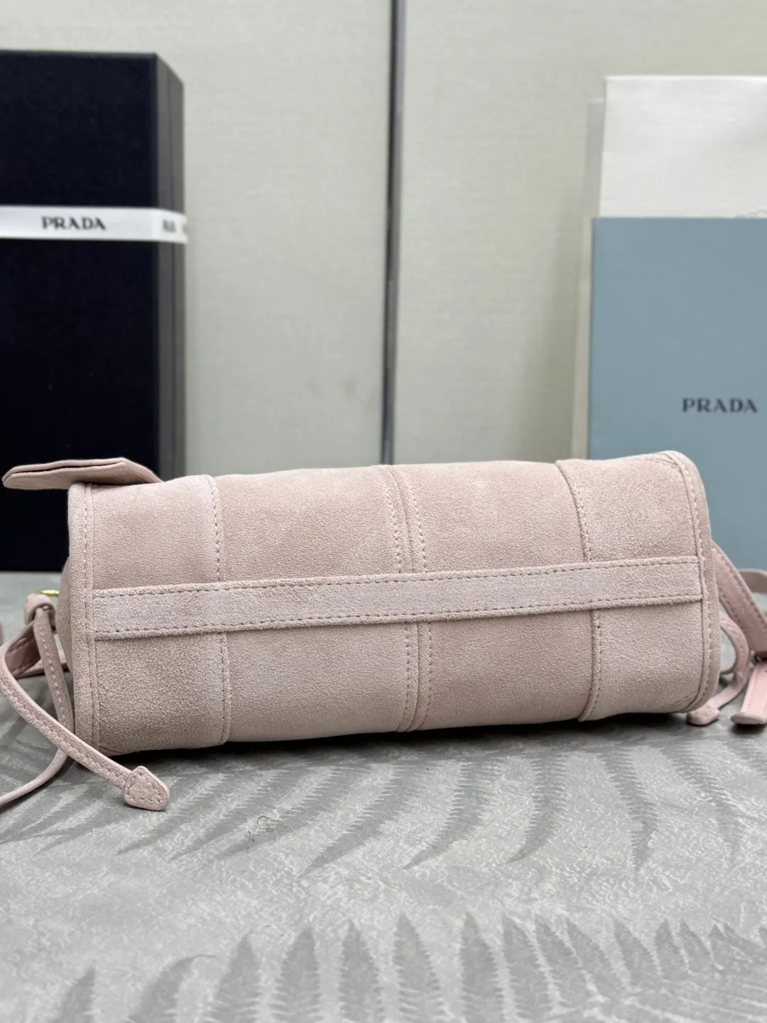 Softlux Suede Mini Top-Handle Bag D95017738 — view 15