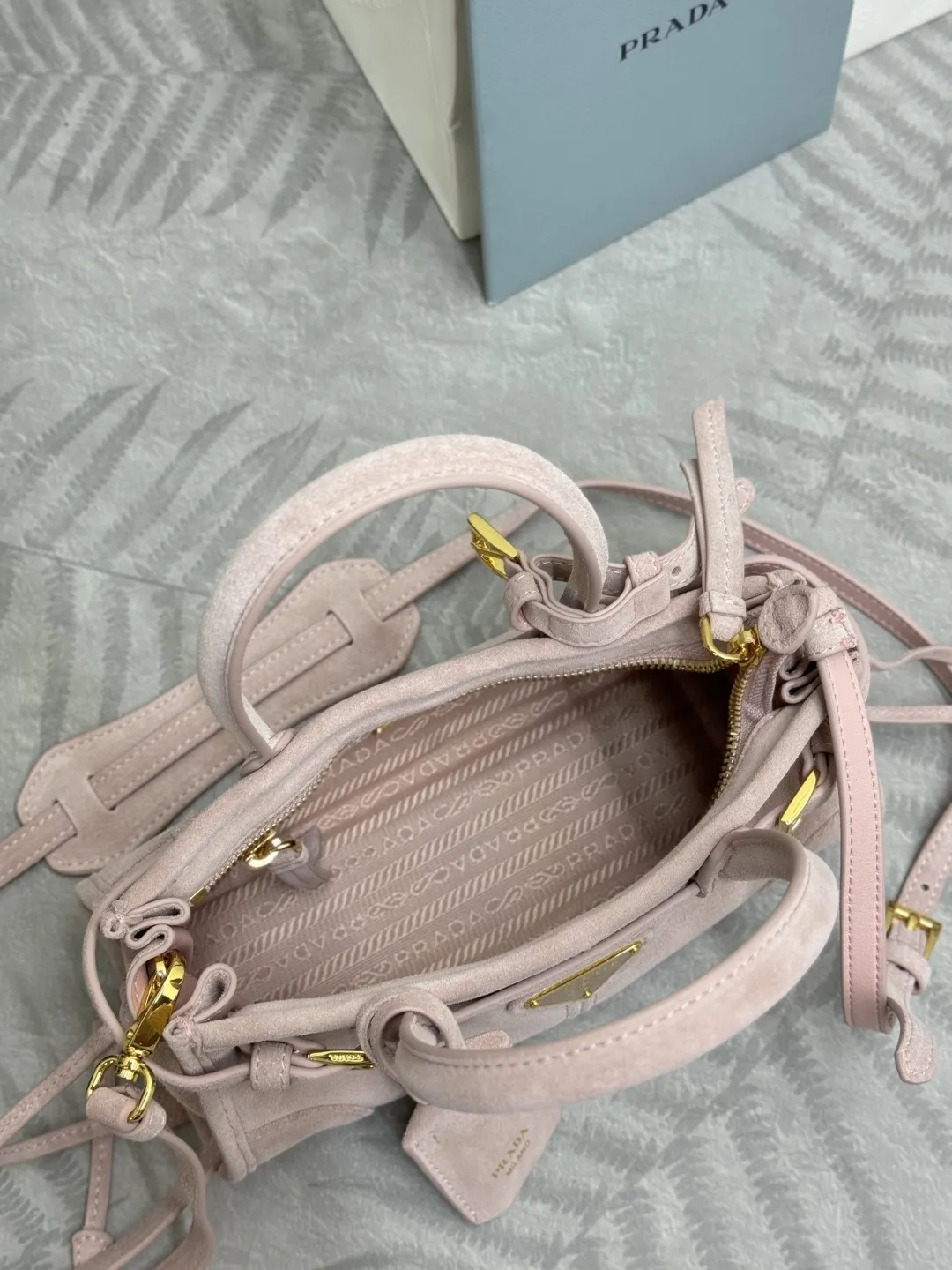 Softlux Suede Mini Top-Handle Bag D95017738 — view 17