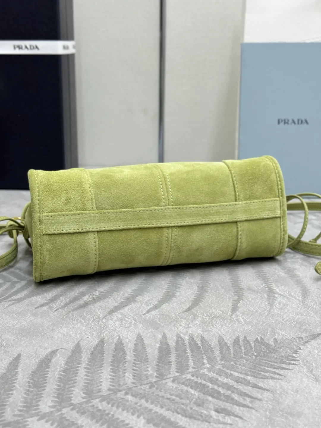 Softlux Suede Mini Top-Handle Bag D95017738 — view 6
