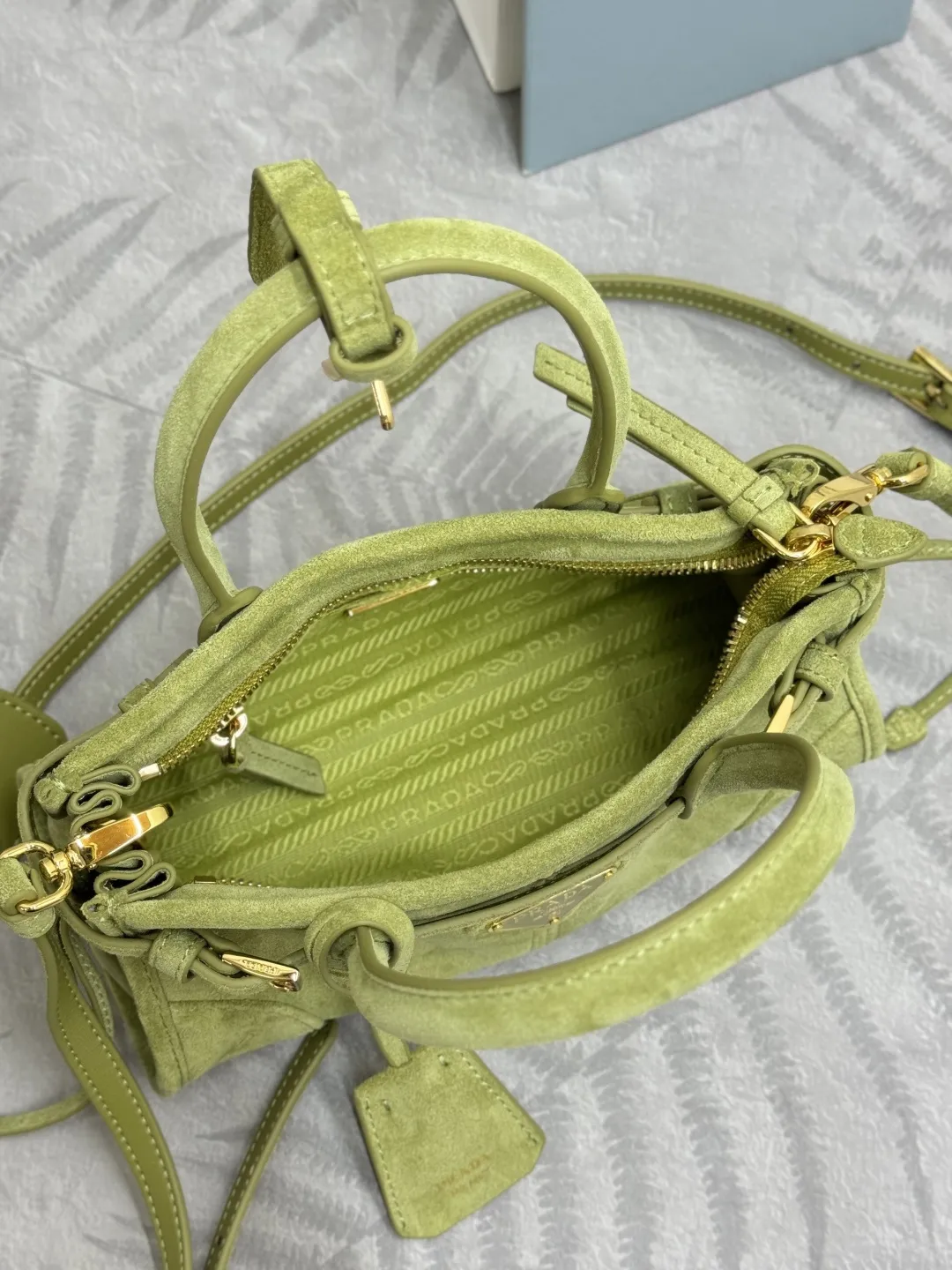 Softlux Suede Mini Top-Handle Bag D95017738 — view 8