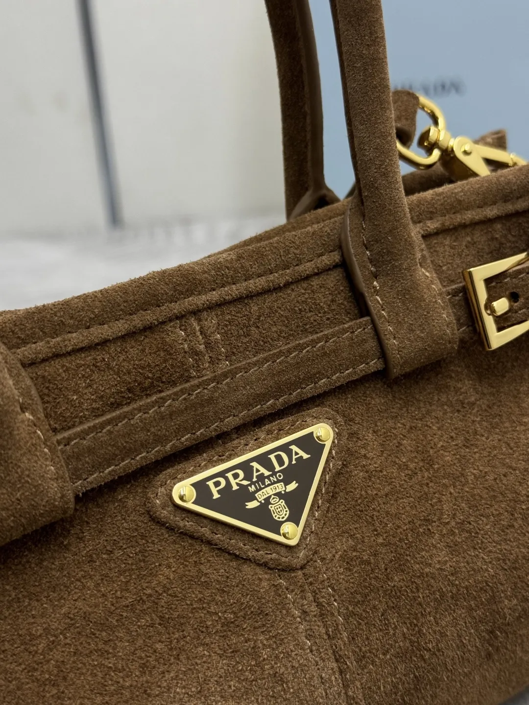Softlux Suede Mini Top-Handle Bag D95017738 — view 25