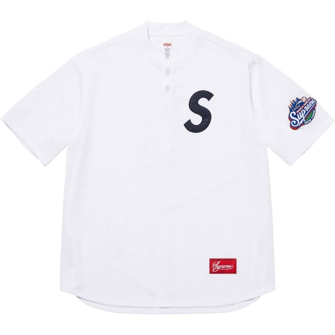 S Logo Baseball Henley Jersey D7815344 — view 3
