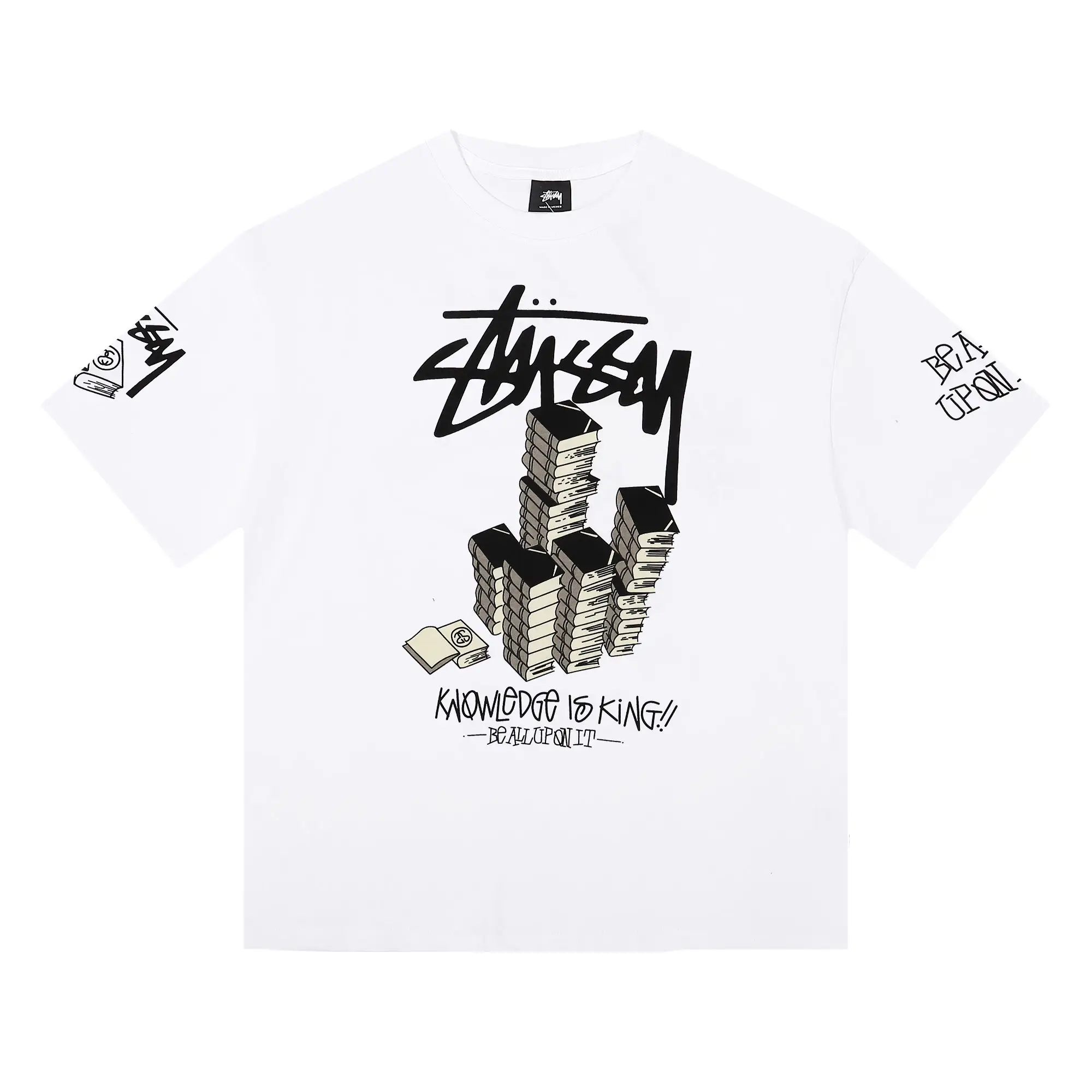 Knowledge Is King Graphic Print T-Shirt D4815754