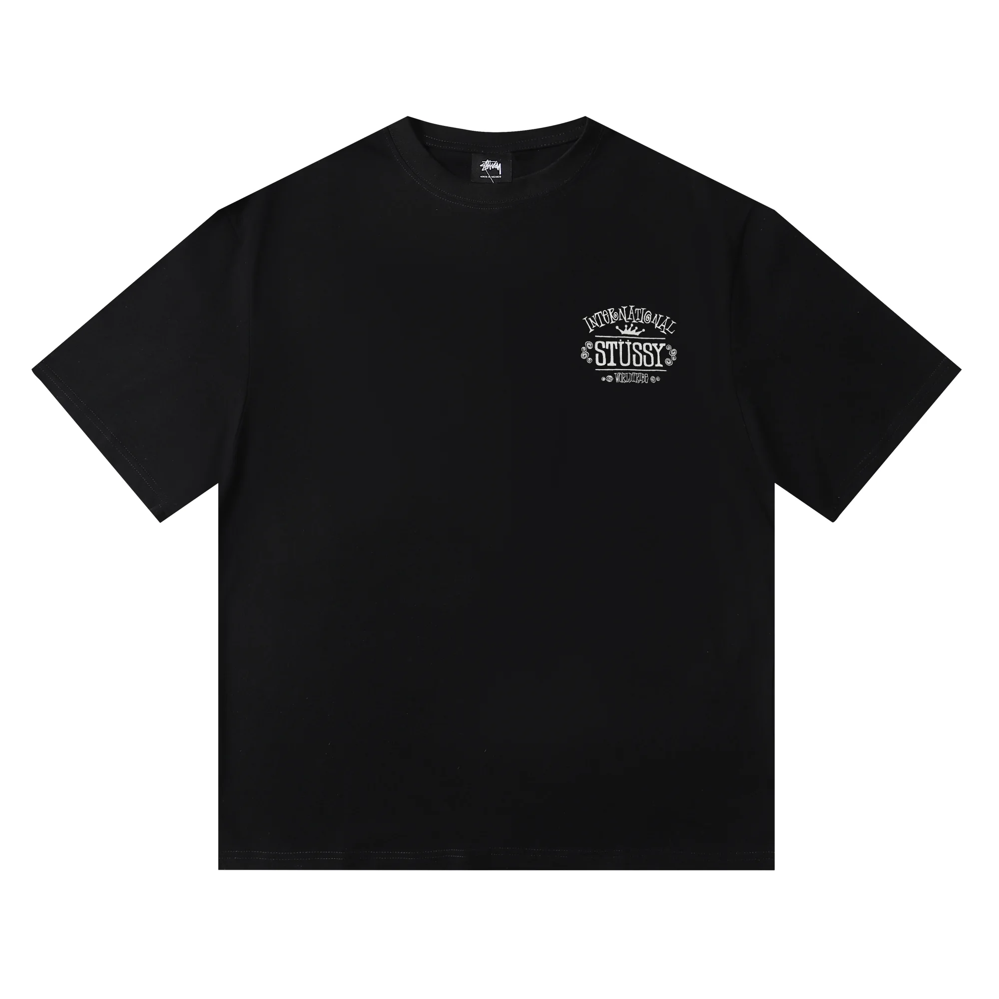 International Stüssy Logo Cotton T-Shirt D4815716 — view 3