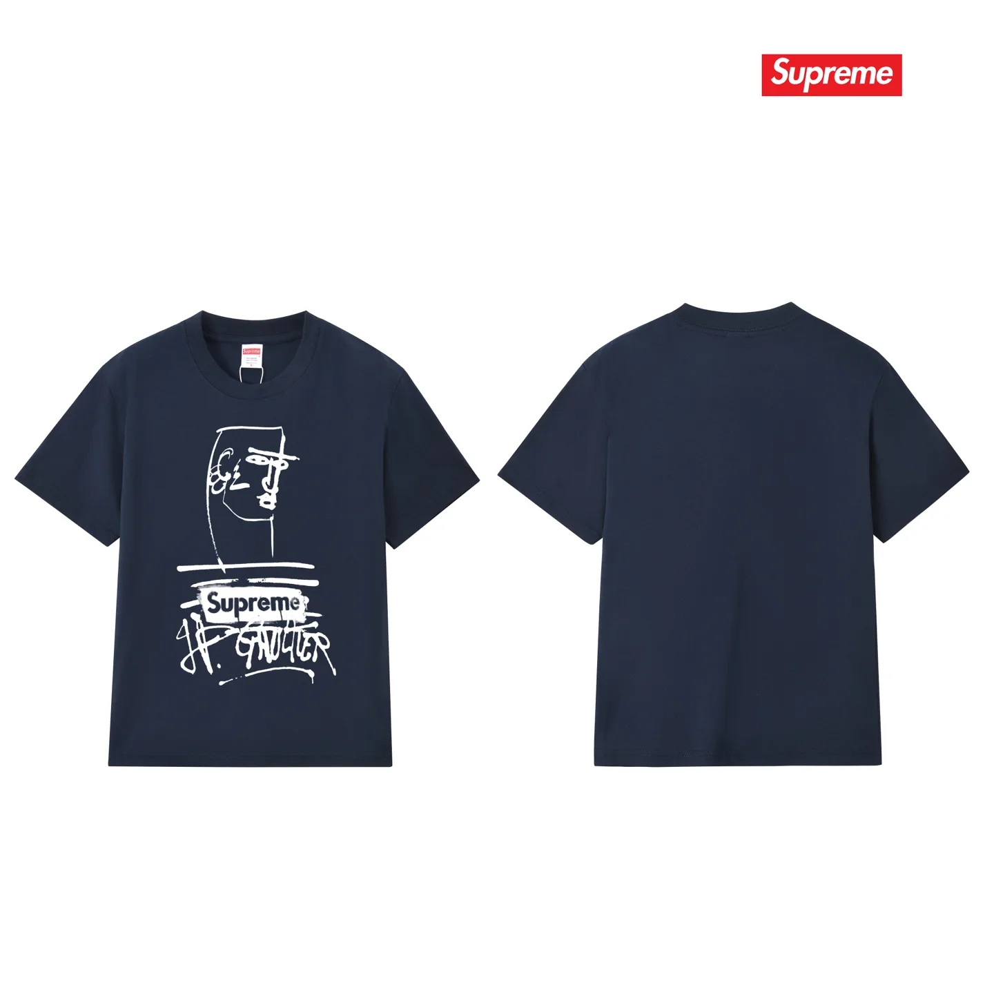Supreme x Jean Paul Gaultier Graffiti Print T-Shirt D9011688 — view 8