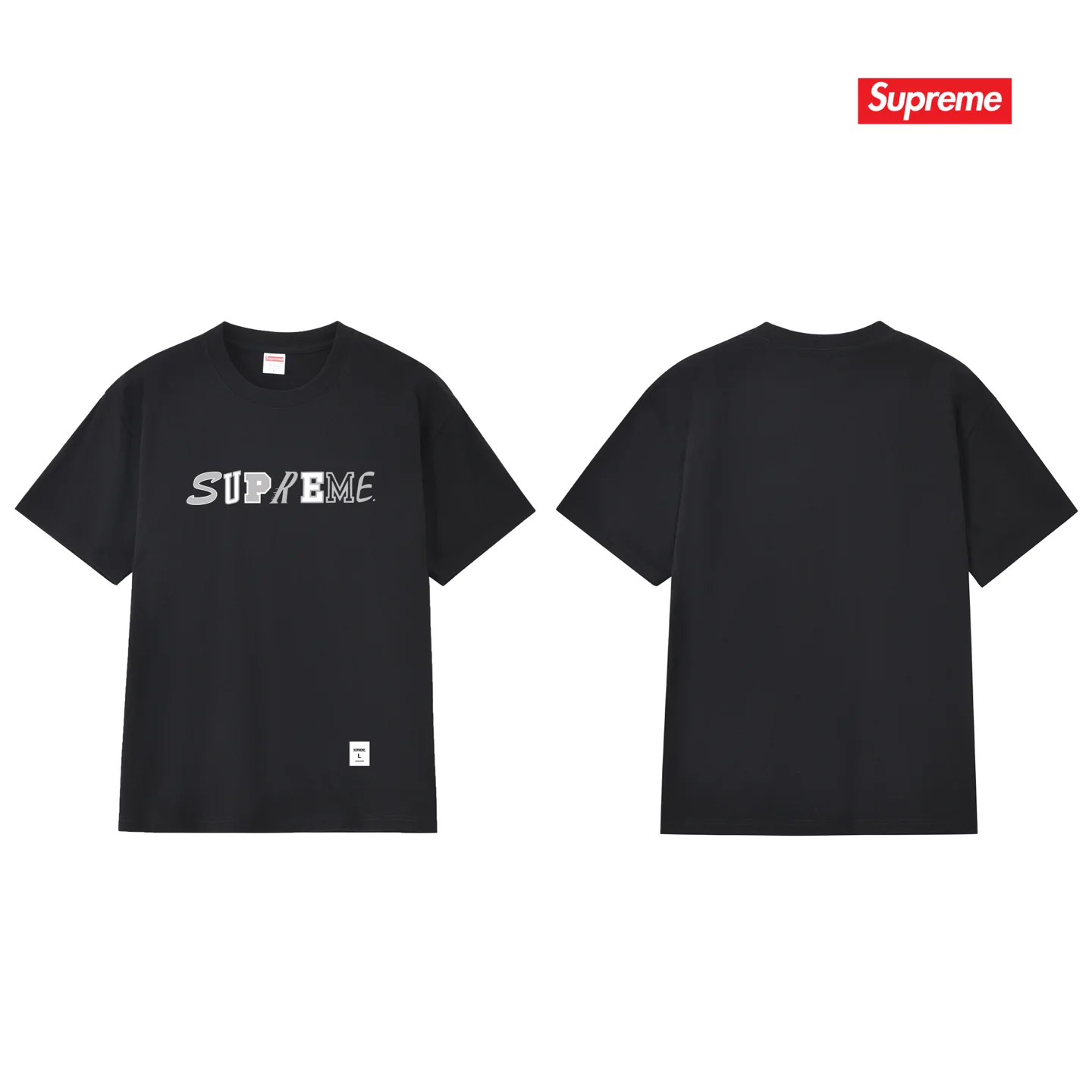 Collage Logo Cotton T-Shirt D4015357 — view 2