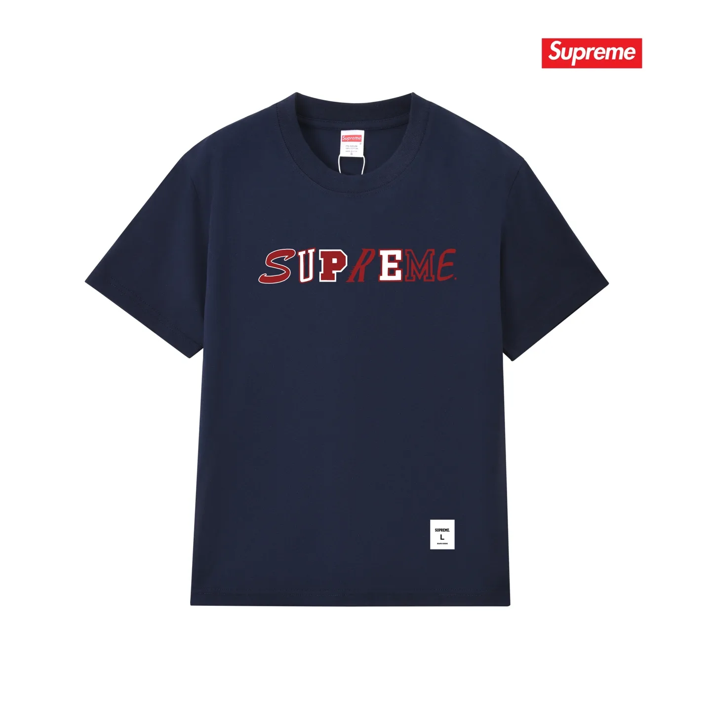 Collage Logo Cotton T-Shirt D4015357 — view 9