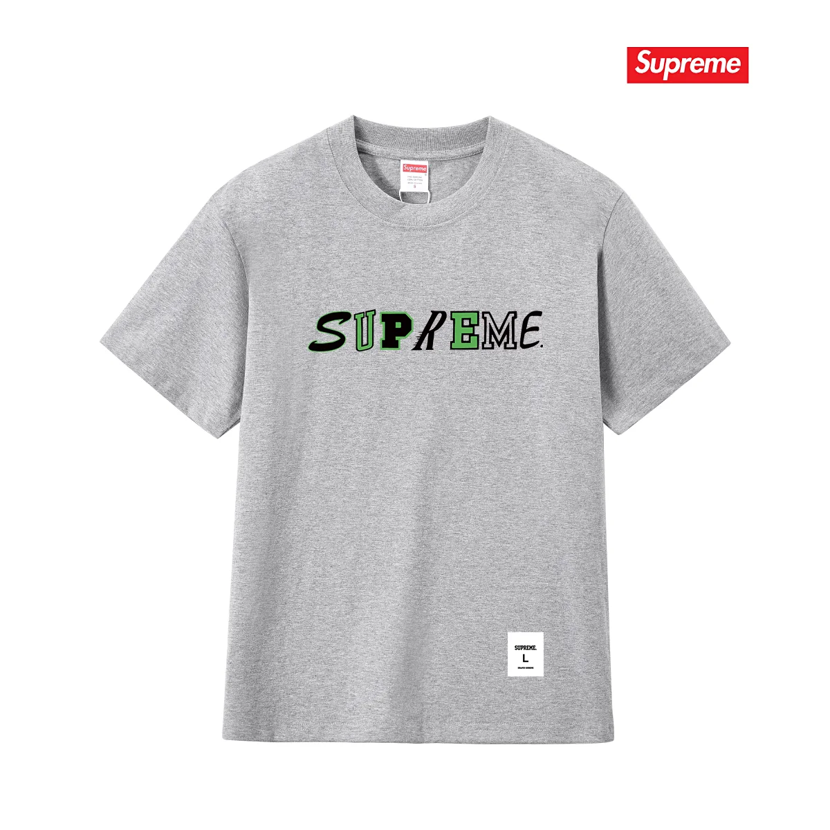 Collage Logo Cotton T-Shirt D9011687 — view 7