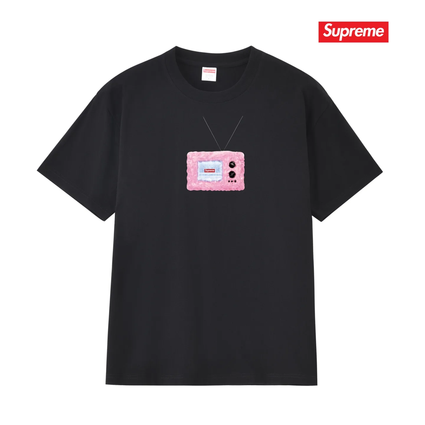 TV Graphic Print Cotton T-Shirt D4015356