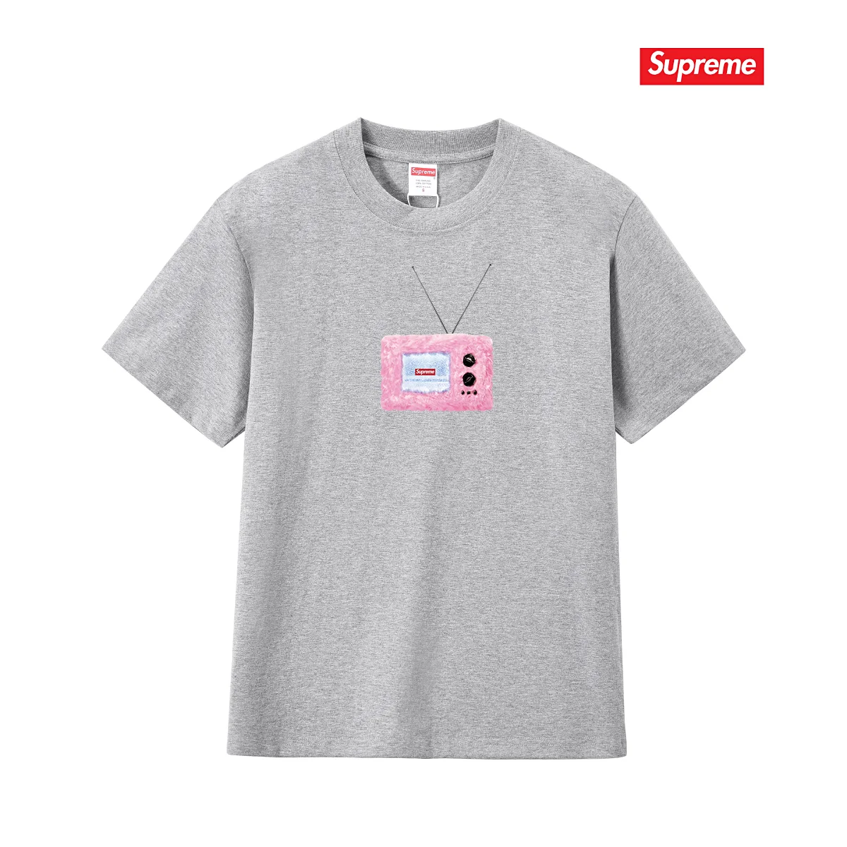 TV Graphic Print Cotton T-Shirt D4015356 — view 7