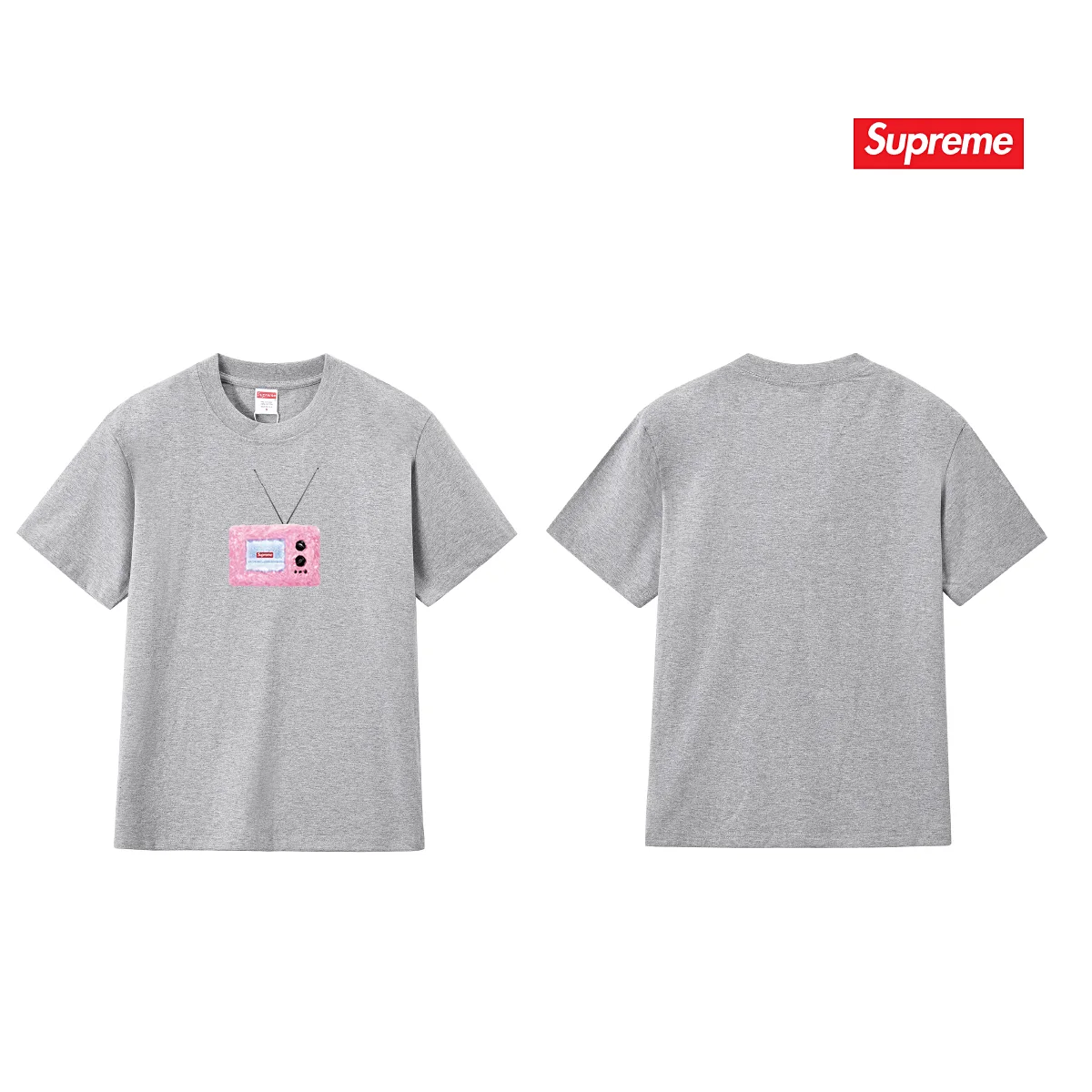 TV Graphic Print Cotton T-Shirt D4015356 — view 8