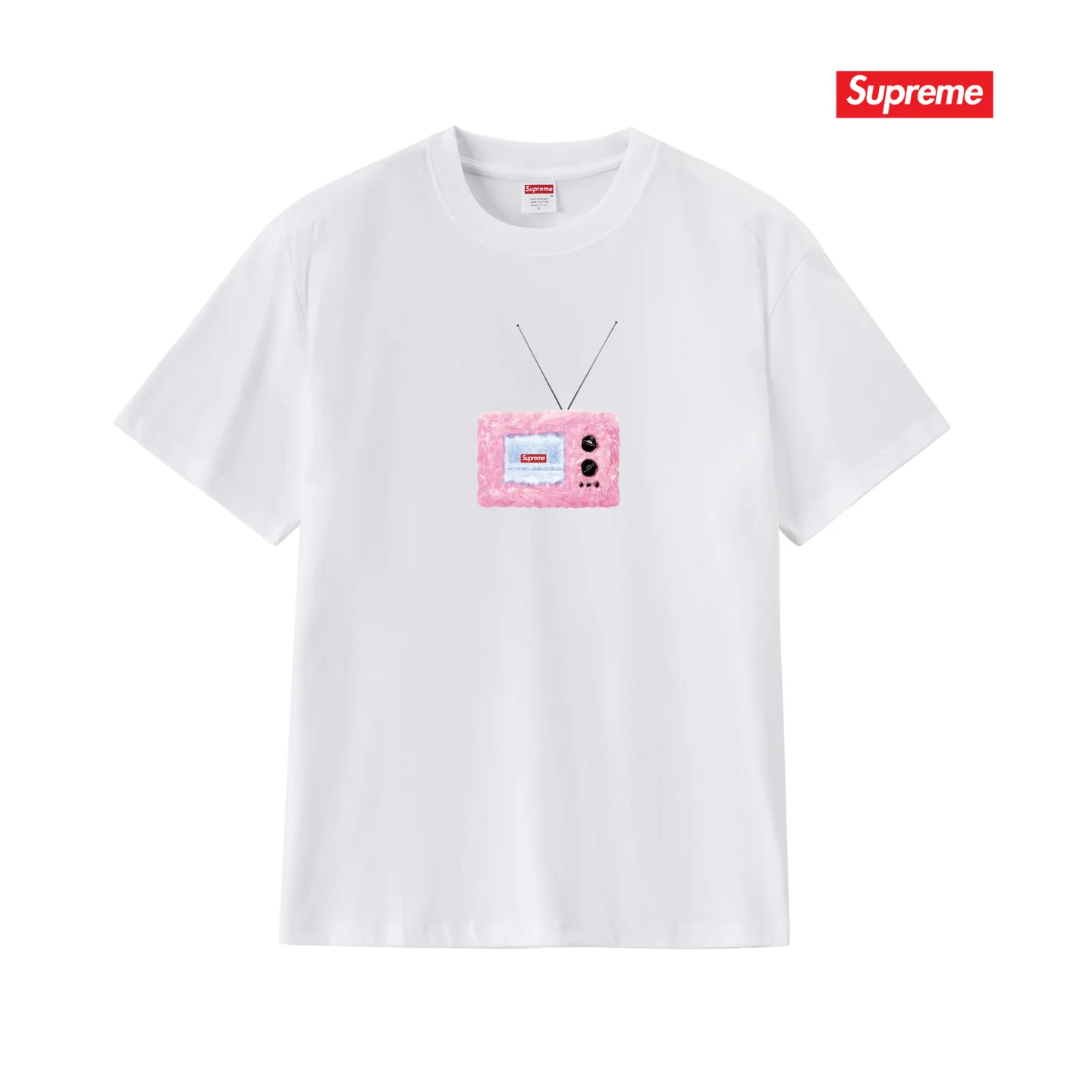 TV Graphic Print Cotton T-Shirt D9011686 — view 3