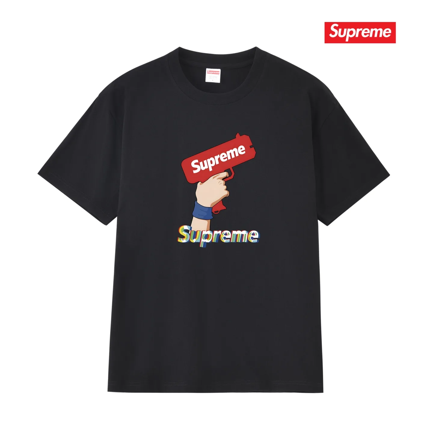 Supreme Water Gun Graphic Print T-Shirt D4015355