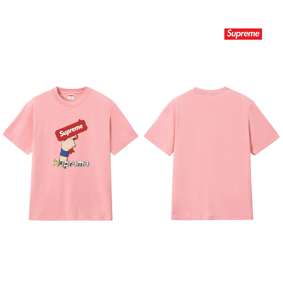 Supreme Water Pistol Graphic Print T-Shirt D9011685 — view 6