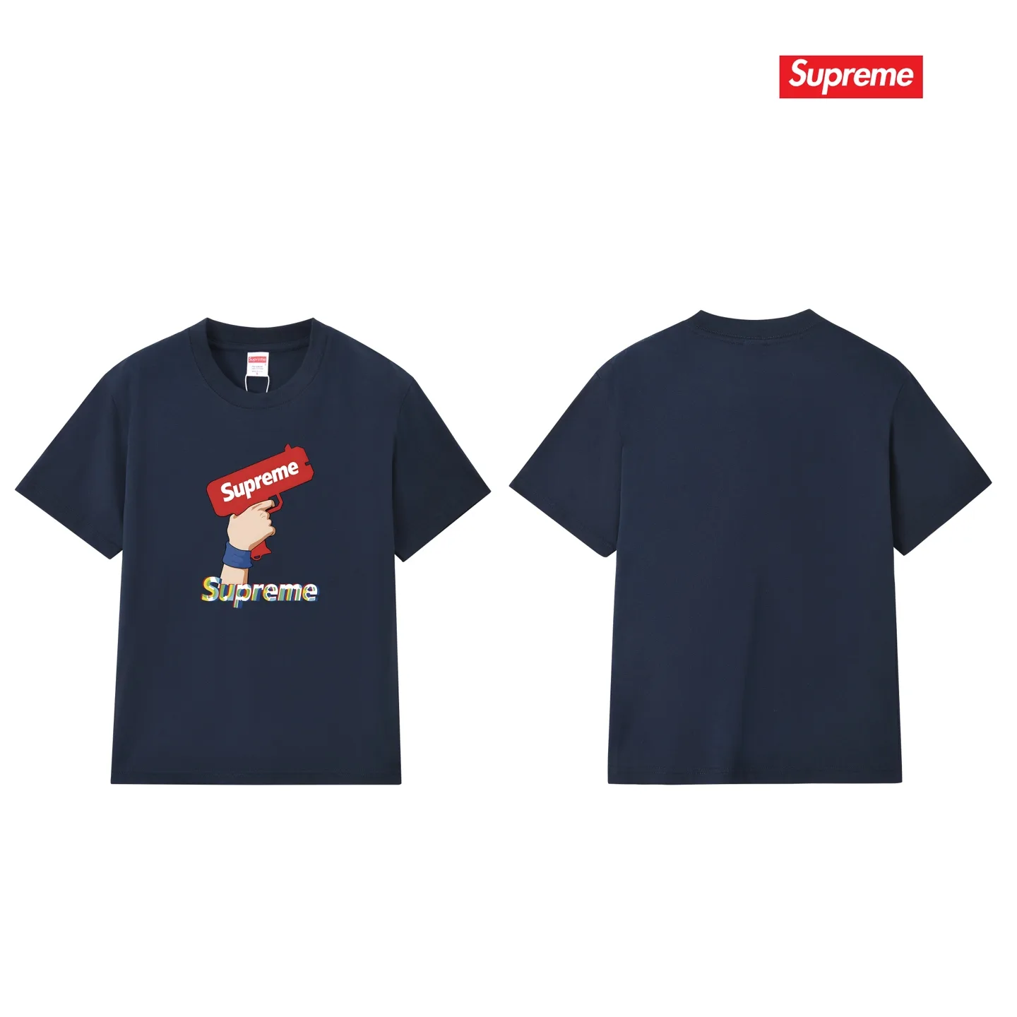 Supreme Water Pistol Graphic Print T-Shirt D9011685 — view 8