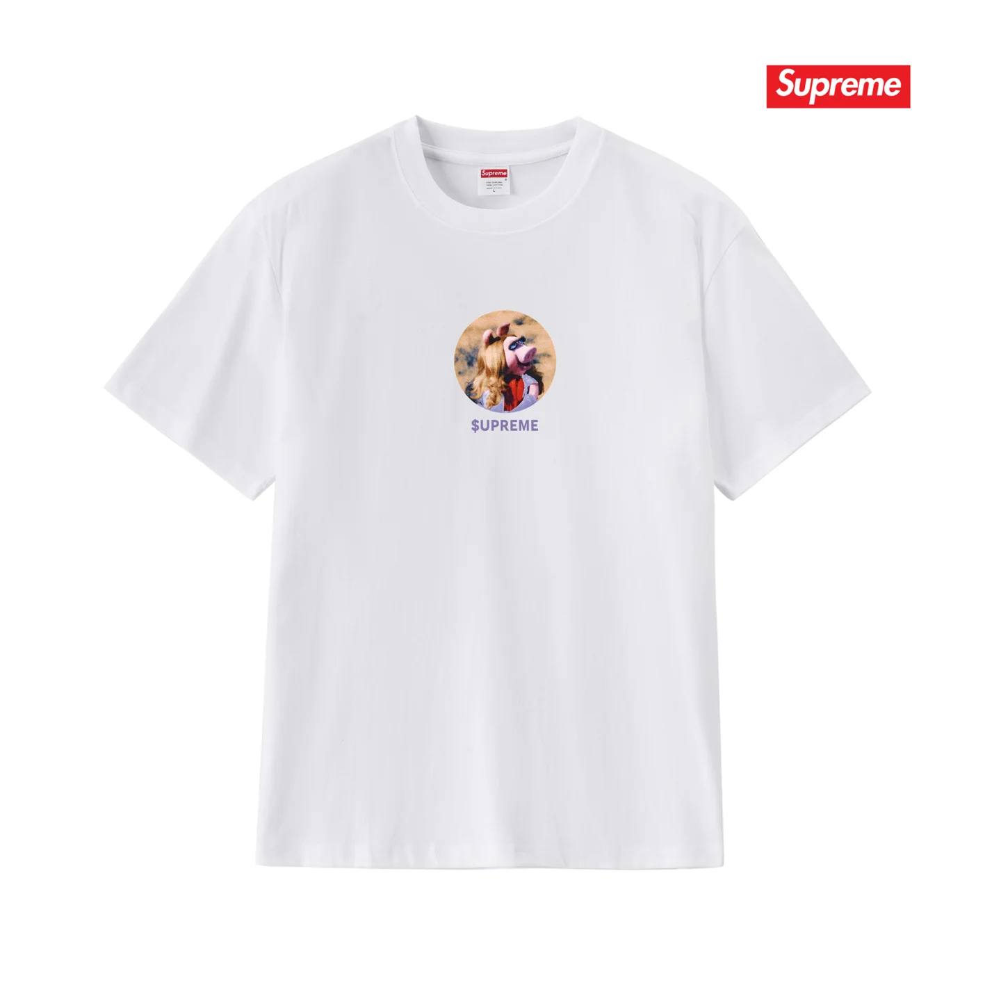 Miss Piggy Graphic Print Cotton T-Shirt D4015386 — view 4