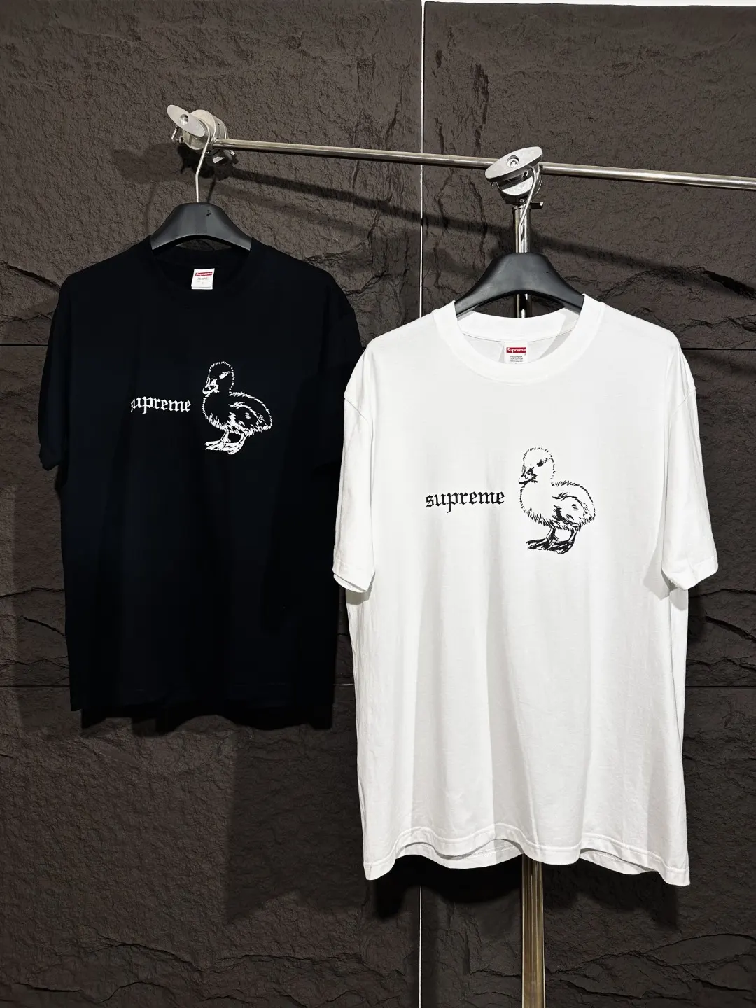 Duck Print Seamless Cotton T-Shirt D4015343