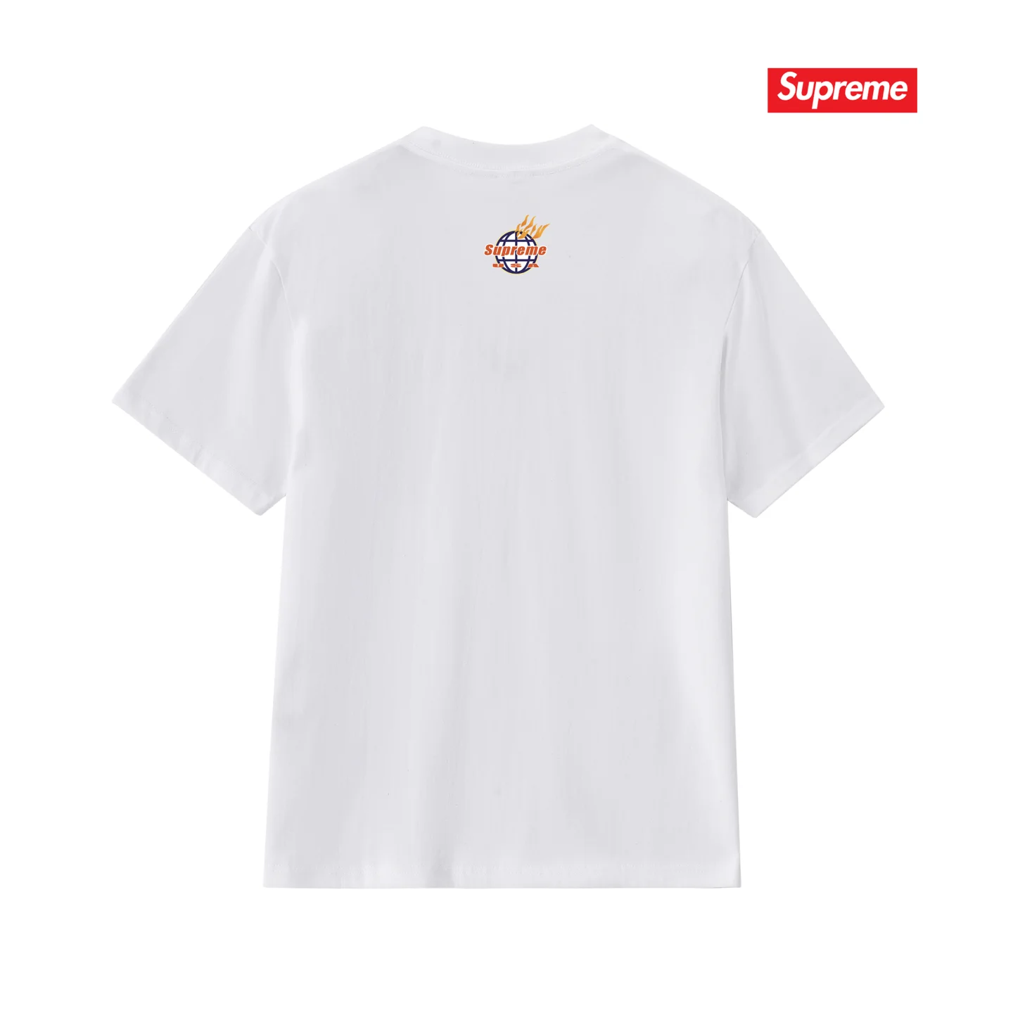 Fire Logo Graphic Cotton T-Shirt D4015384 — view 5