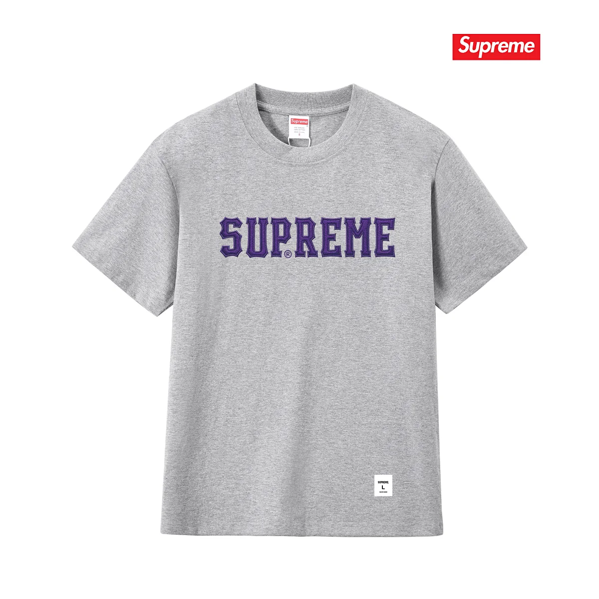 Logo Print Cotton Jersey T-Shirt D4015383 — view 7