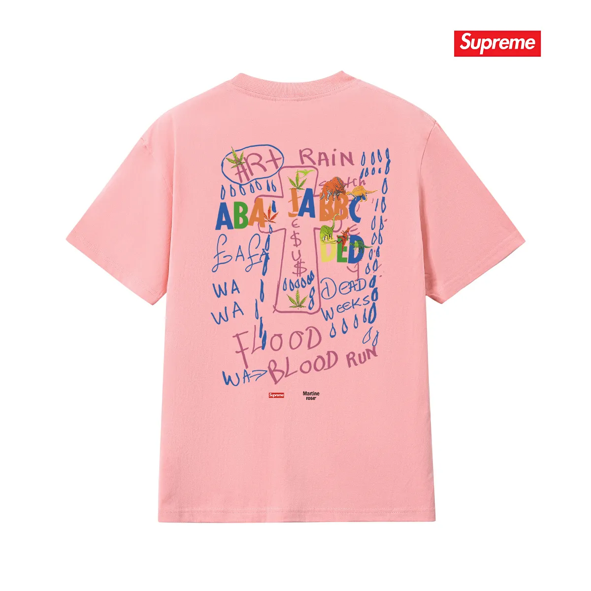 Supreme x Martine Rose Graphic Print Cotton T-Shirt D9011712 — view 11