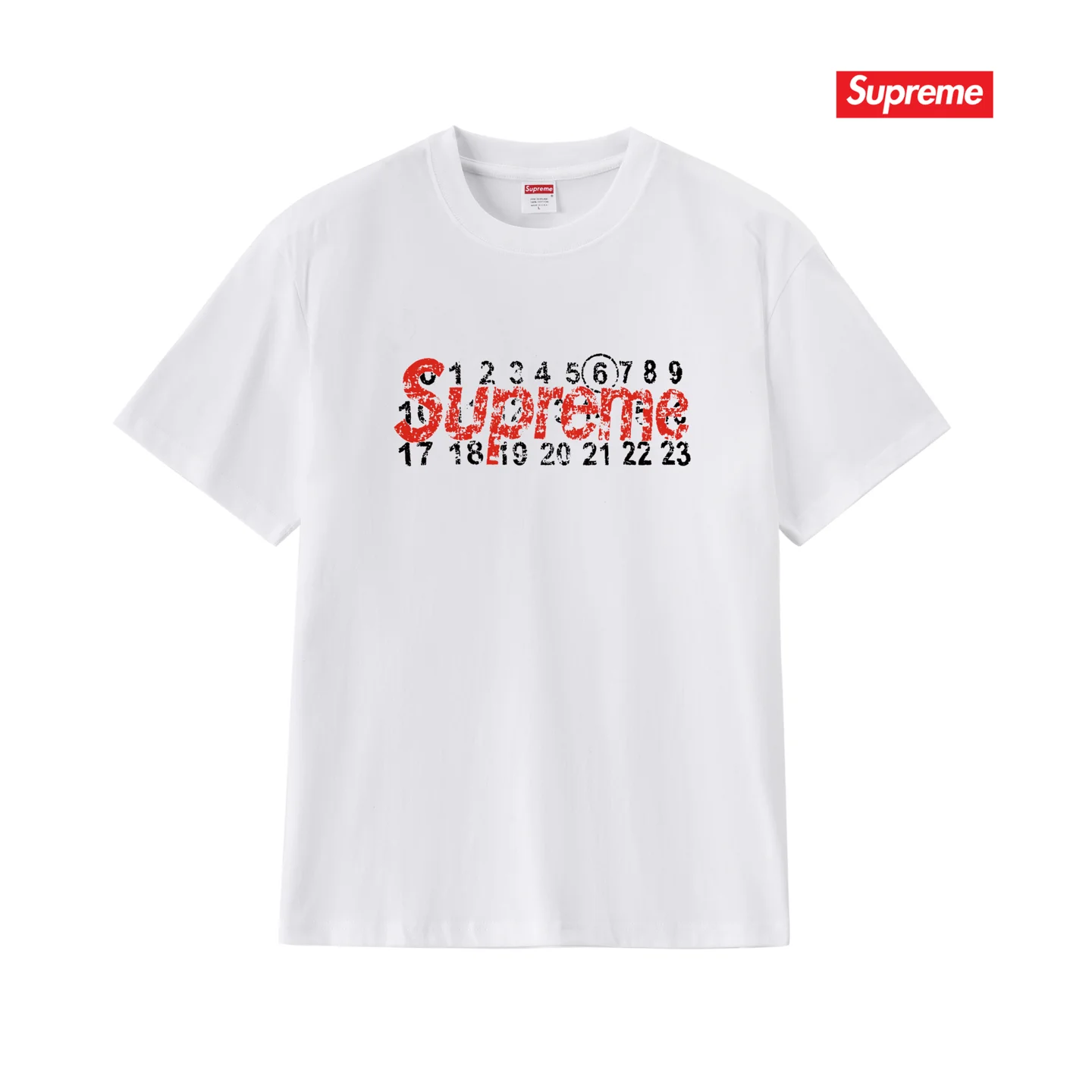 Supreme x MM6 Maison Margiela Box Logo T-Shirt D4015380 — view 3