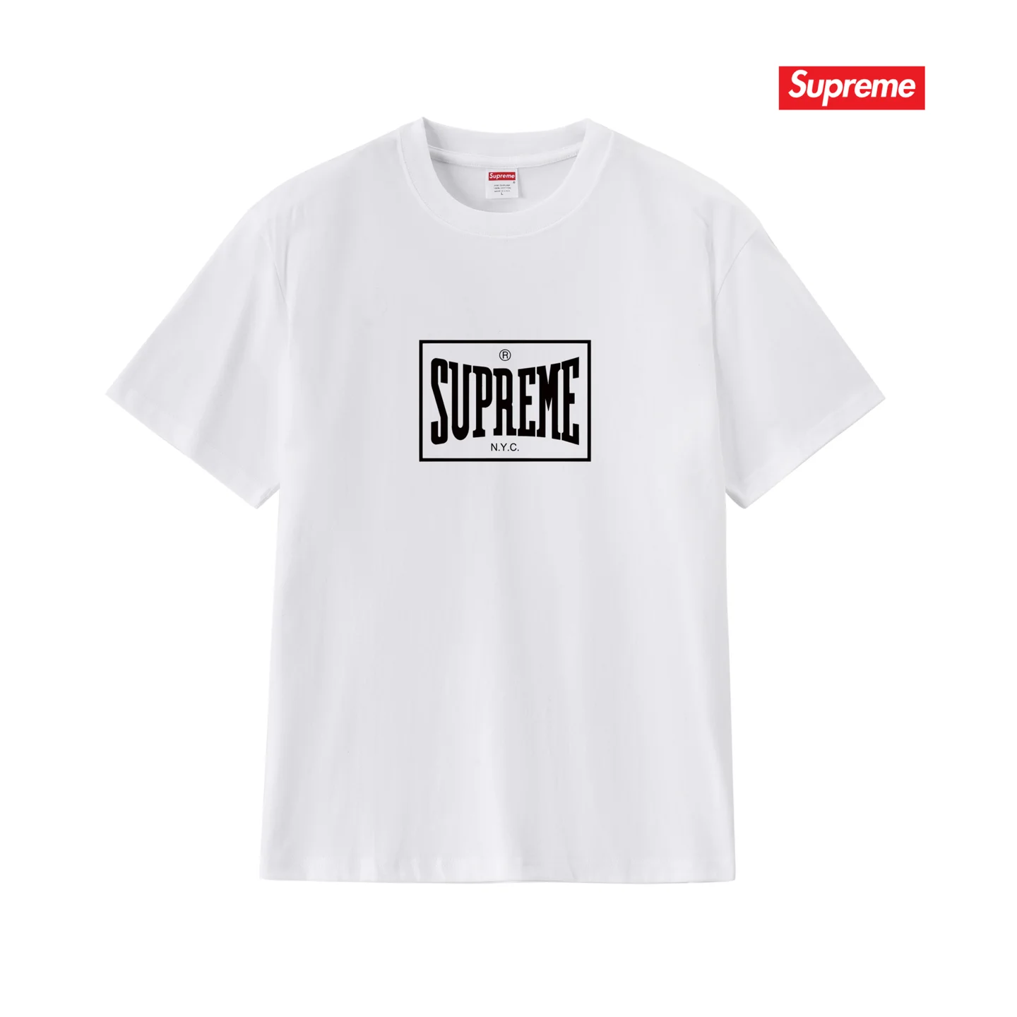 Warm Up Logo Print Cotton T-Shirt D4015379 — view 3