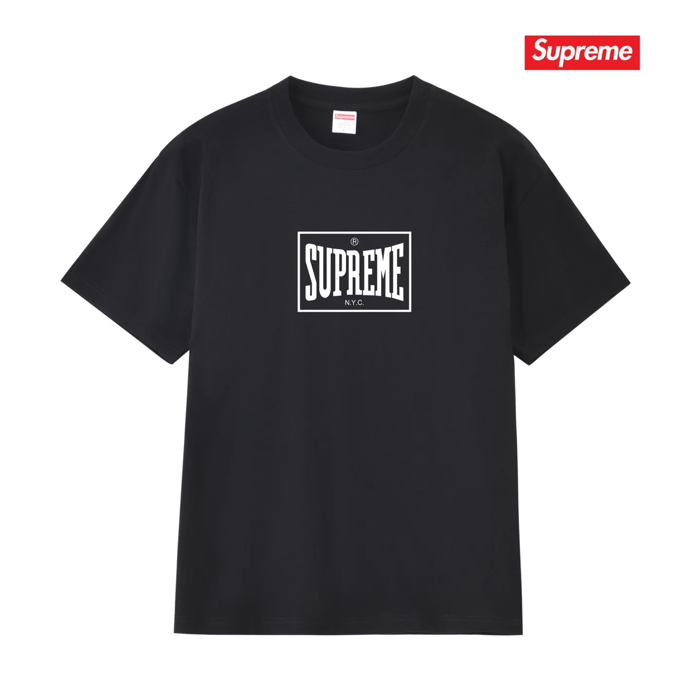 Warm Up Logo Print Cotton T-Shirt D9011710